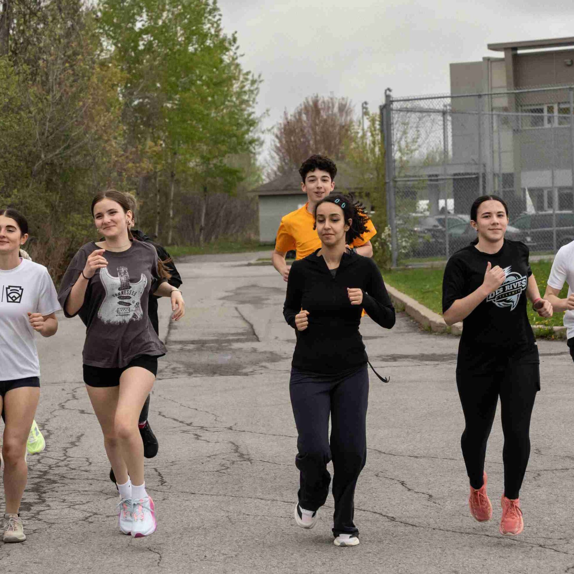 Les élèves qui débutent la course. Photo Médialo – Katia Cioce