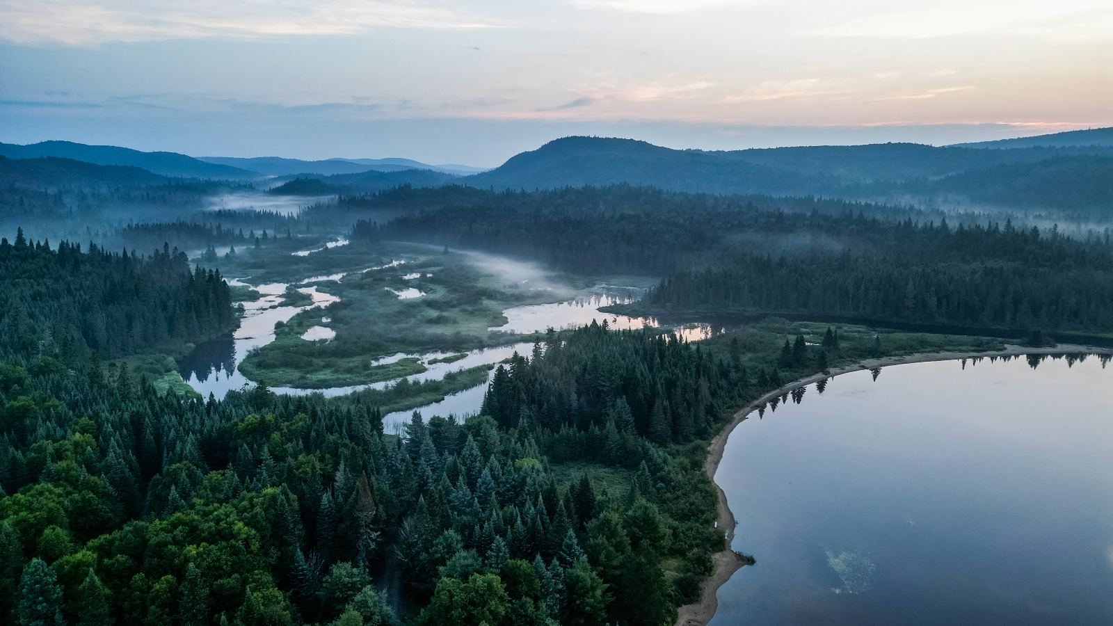 Saviez-vous que les deux tiers du parc national du Mont-Tremblant sont dans la région de Lanaudière? Photo GouvQC Jean-Simon Bégin