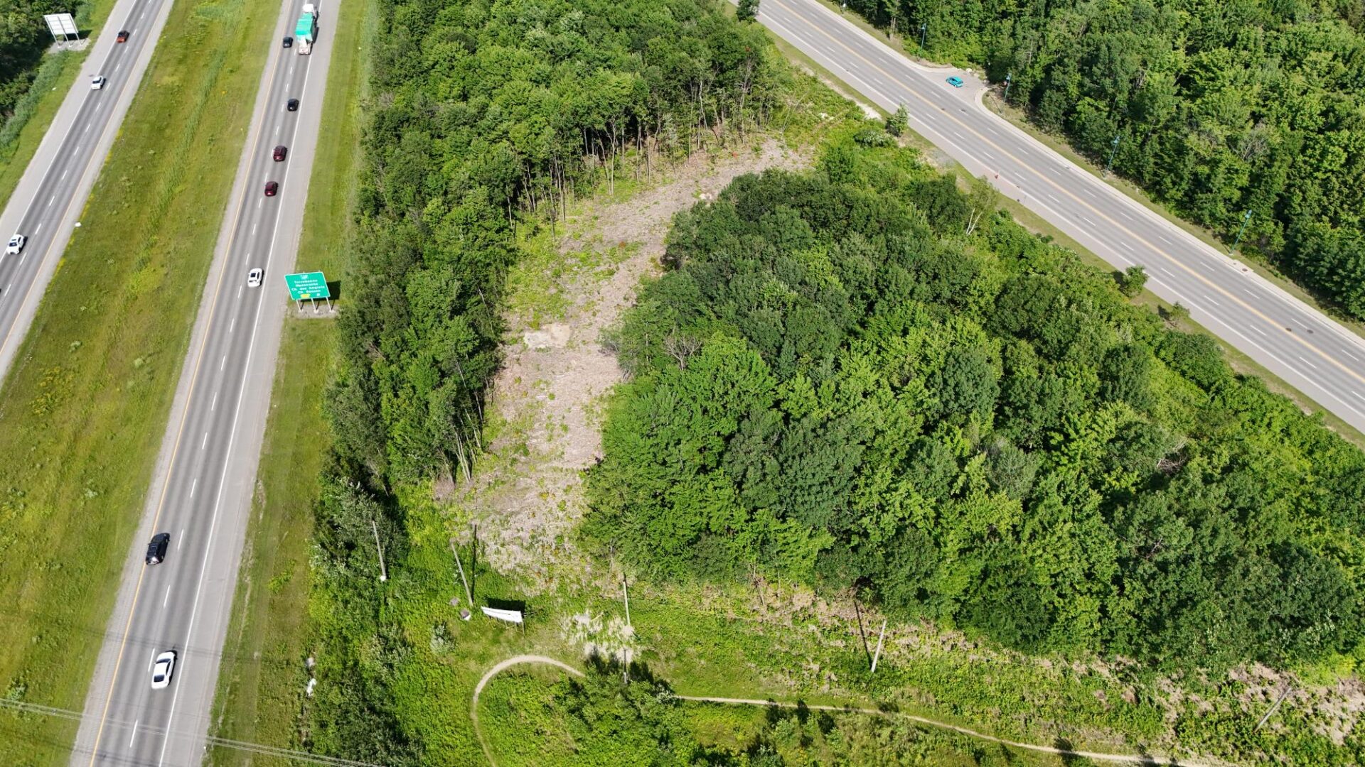 Les travaux de déboisement ont déjà commencé. (Photo gracieuseté)