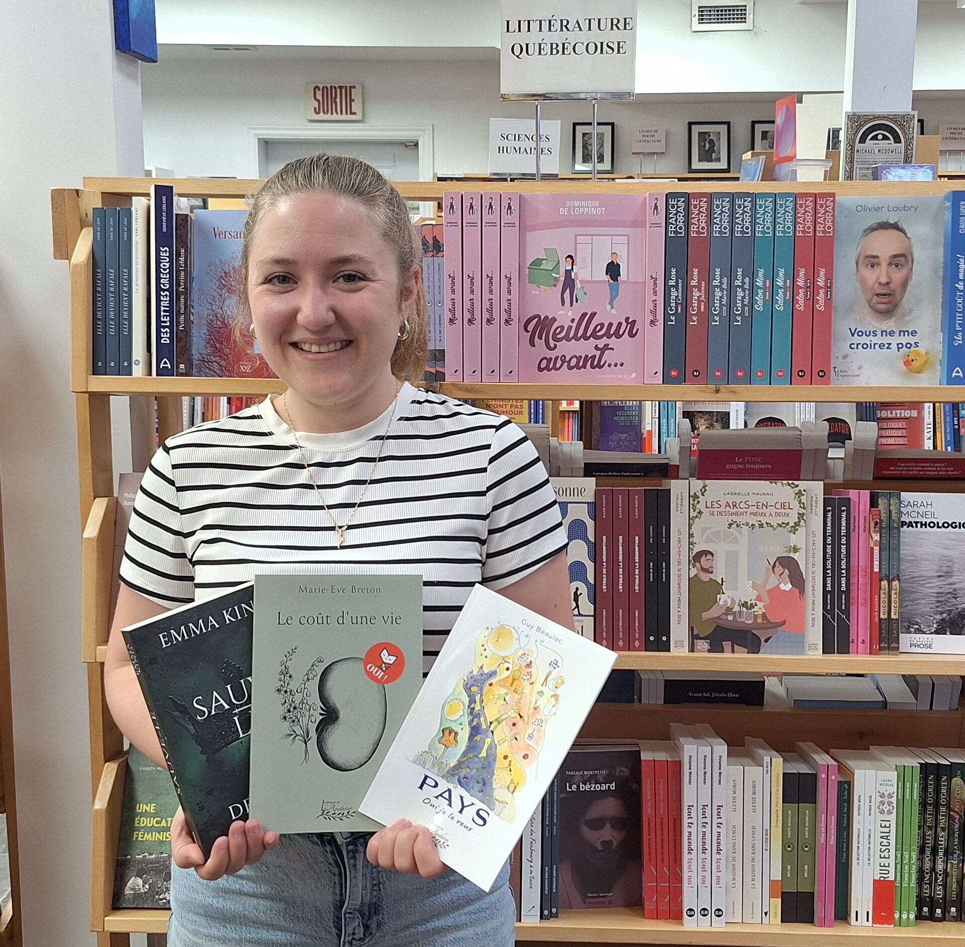Valérie, copropriétaire de la librairie Lulu. (Photo Médialo - Raphaël Isselet)