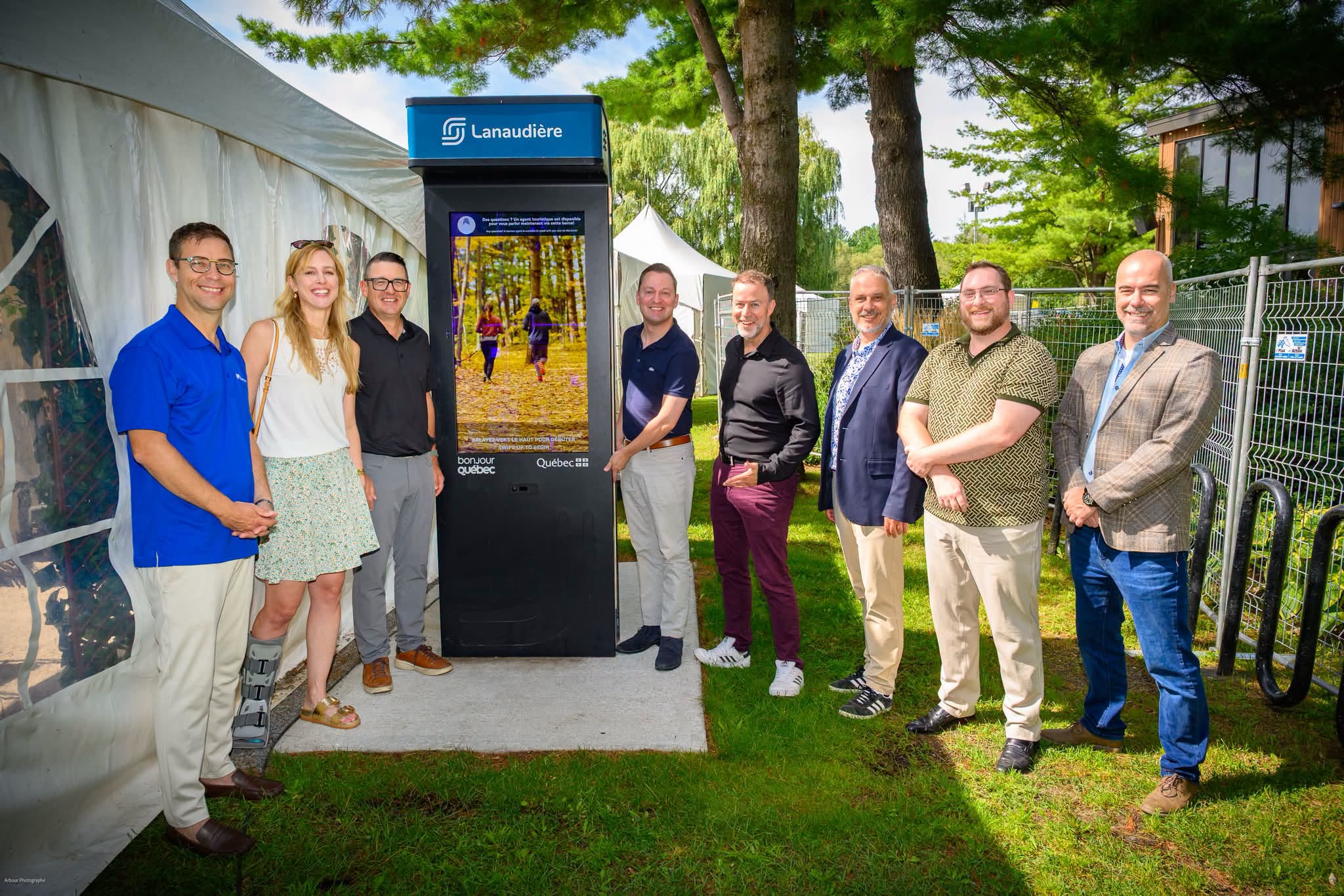 Une nouvelle borne interactive au parc du Grand-Coteau