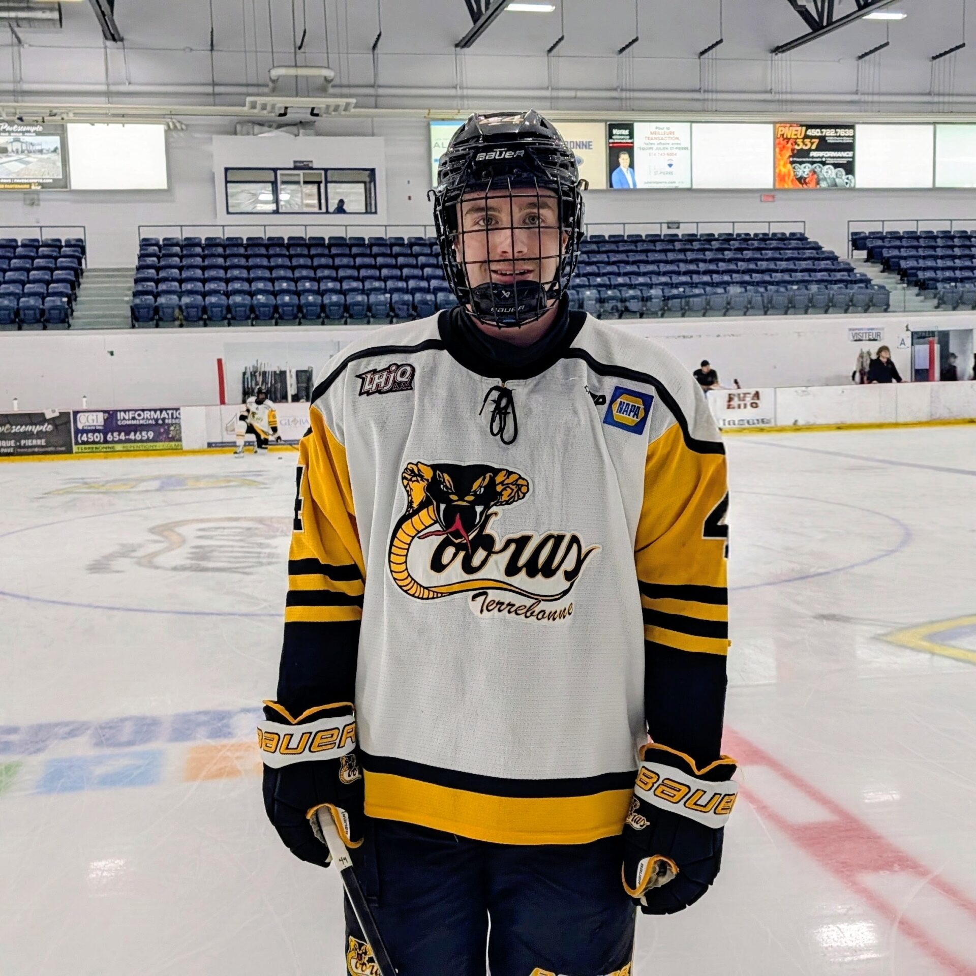 Le nouveau défenseur des Cobras de Terrebonne, Antoine Poirier. (Photo gracieuseté - Cobras de Terrebonne)