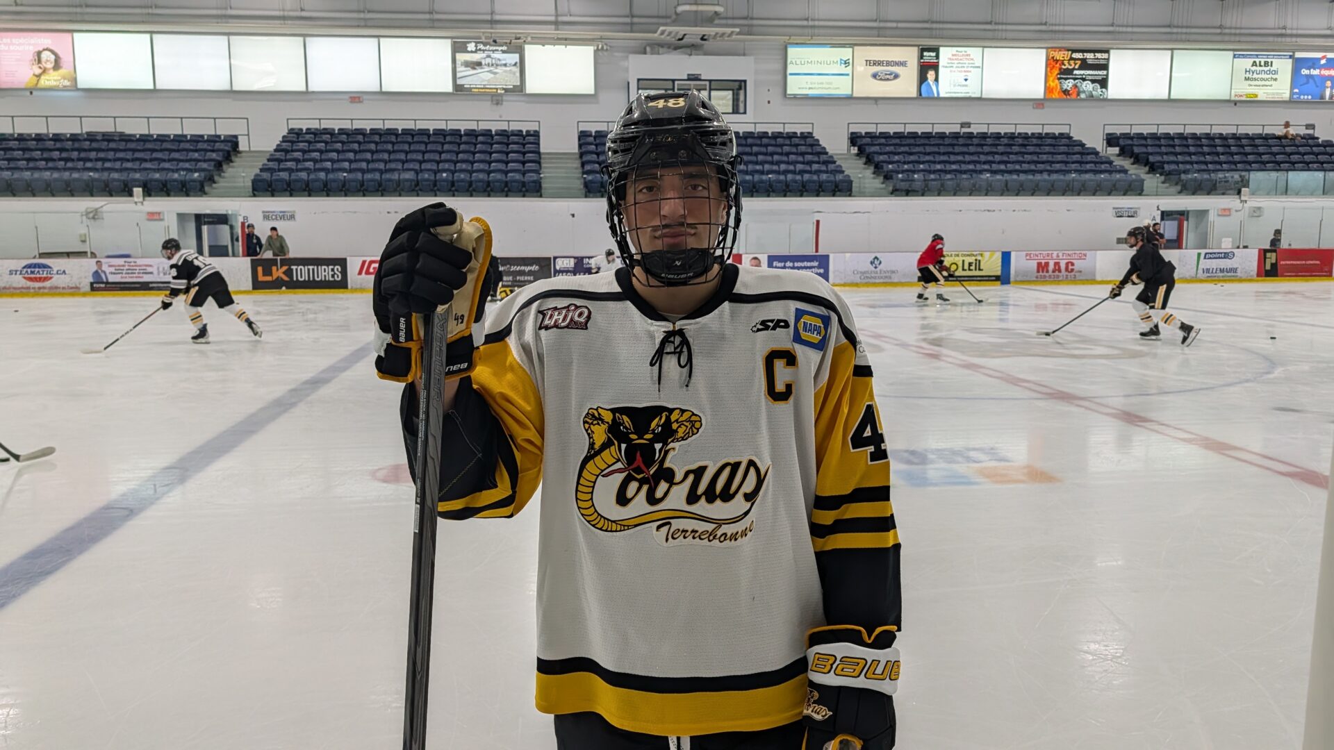 Le capitaine Giuliano Caputo. (Photo gracieuseté - Cobras de Terrebonne)