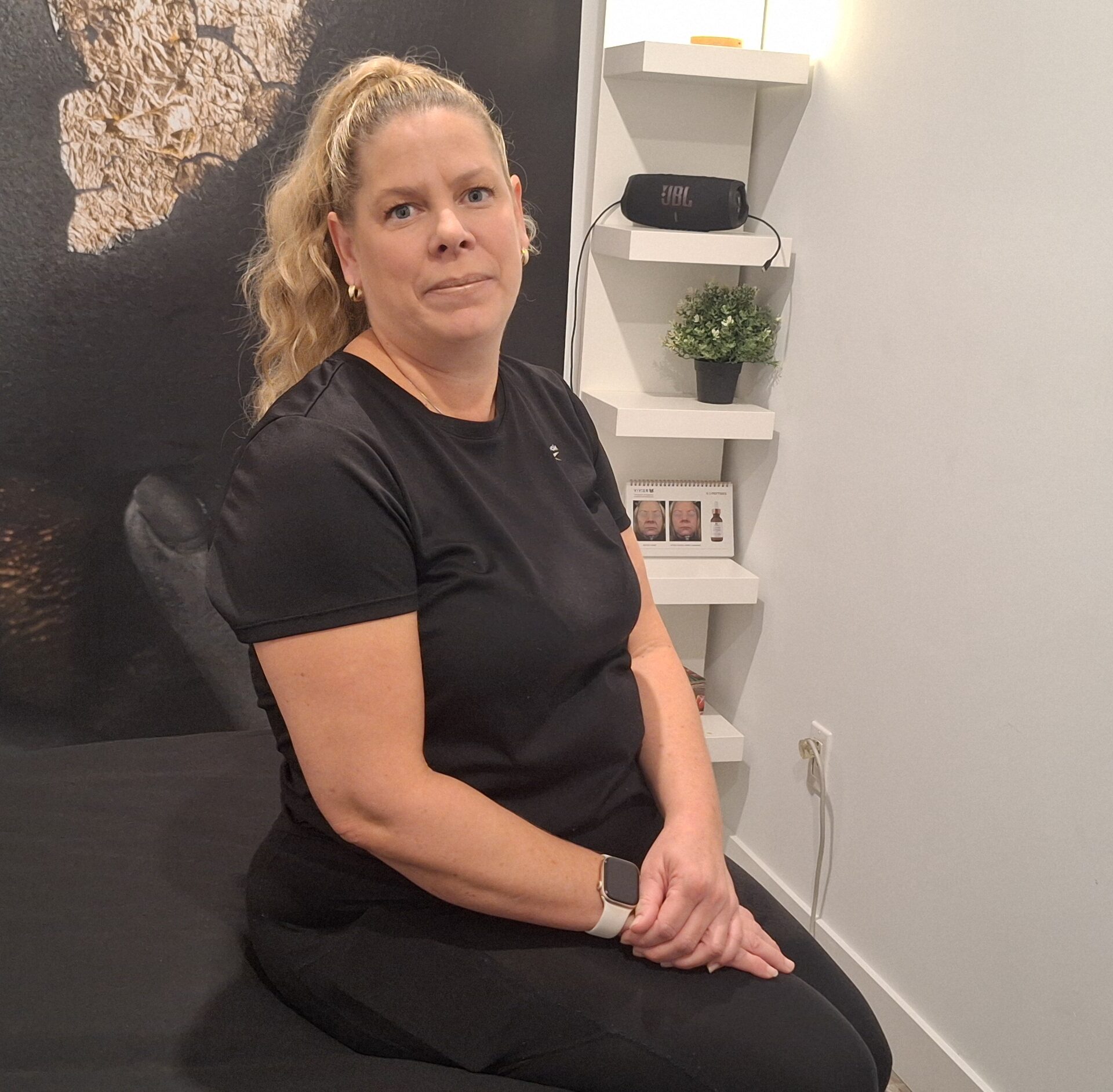 Claudine Dubois est massothérapeute à Mascouche.  (Photo Médialo - Raphaël Isselet)