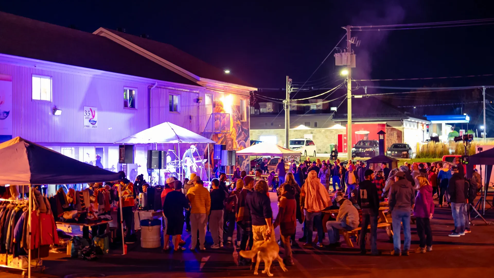 La Nuit des sans-abri à Saint-Gabriel-de-Brandon. (Photo Médialo - Archives)