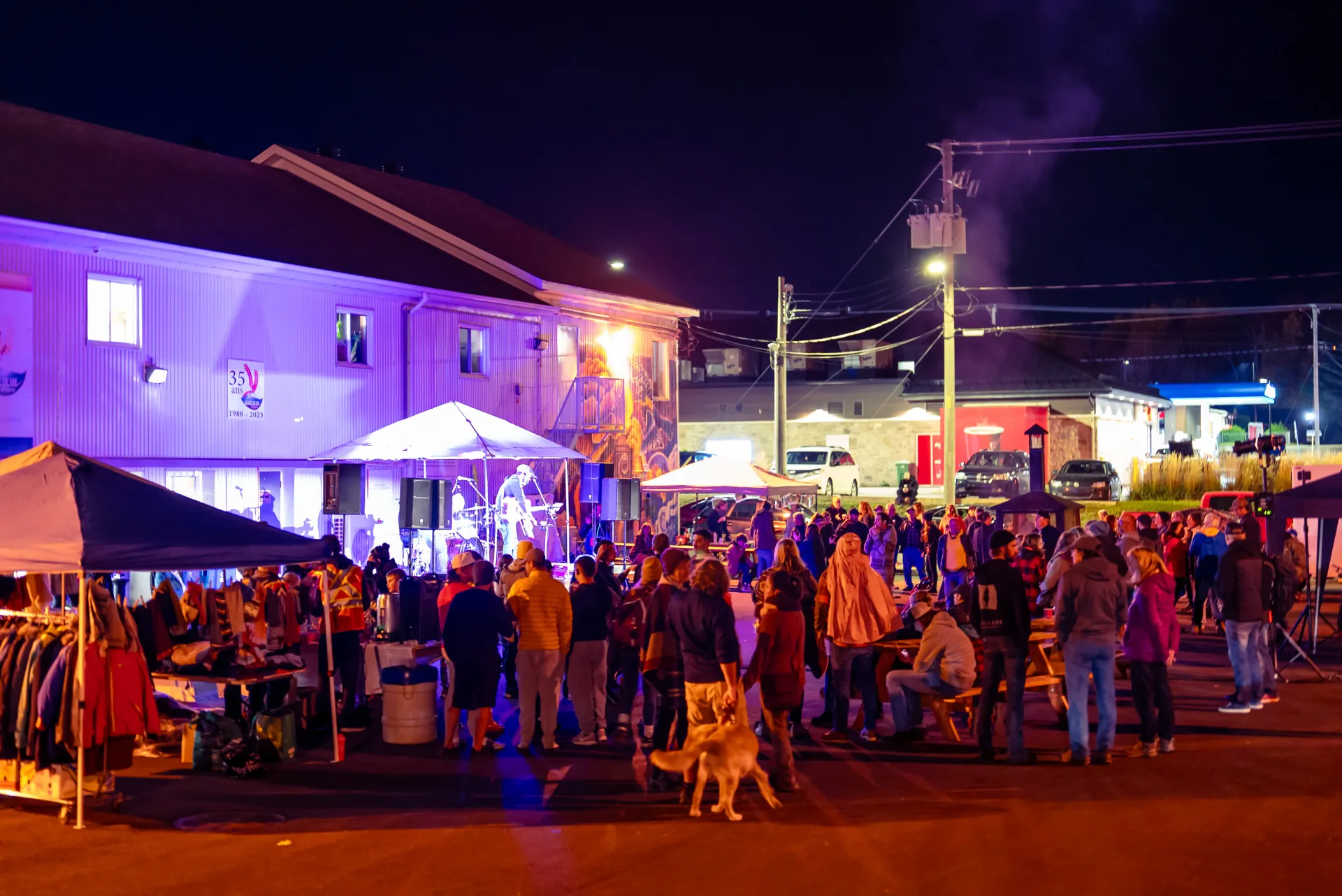 La Nuit des sans-abri à Saint-Gabriel-de-Brandon. (Photo Médialo - Archives)