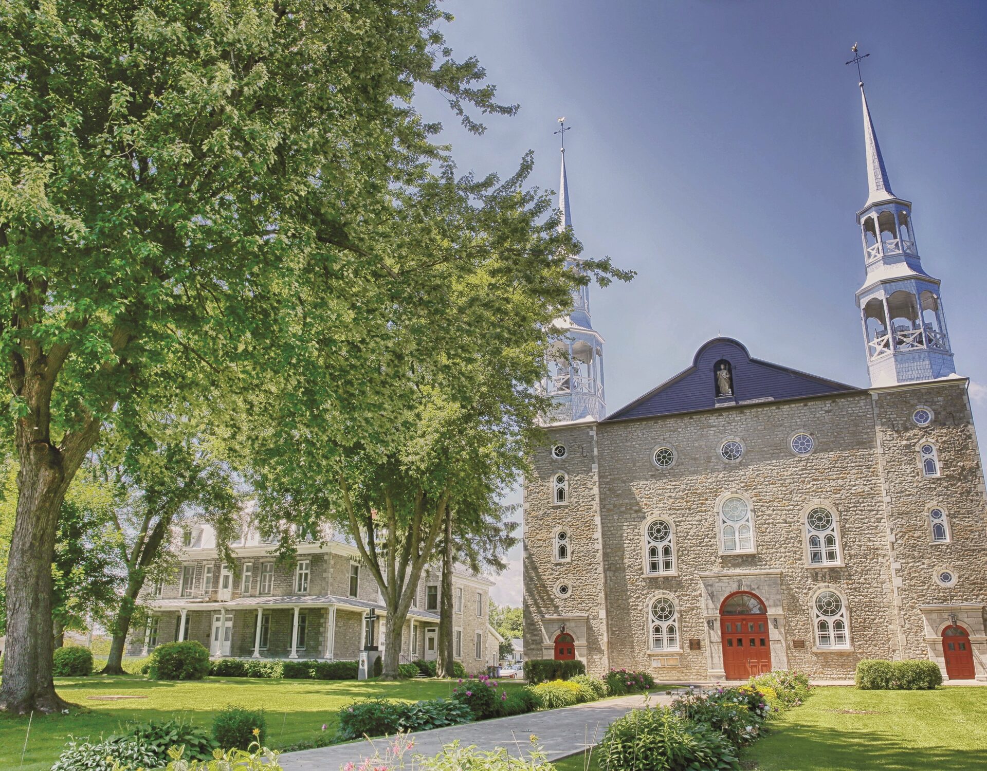 L’église de Sainte-Geneviève. (Photo gracieuseté - Stéphanie Brissette)