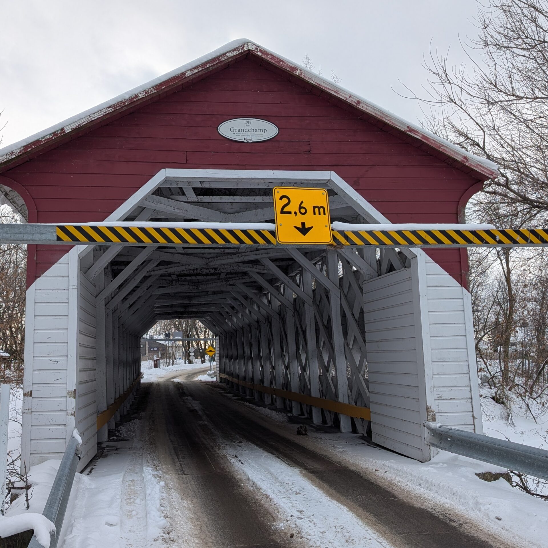 Le pont Grandchamp à Berthierville. (Photo Médialo – Jason Joly)