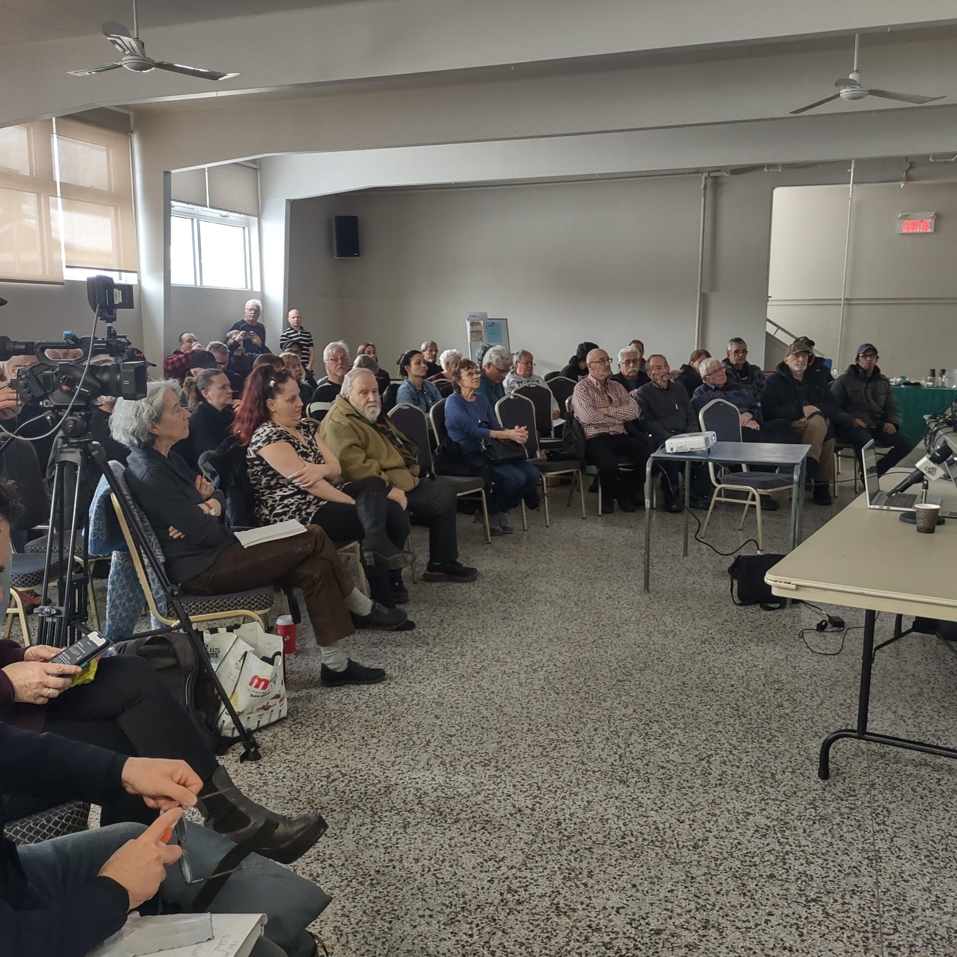 Près de 80 personnes ont assisté à cette conférence. (Photo gracieuseté -Marc-André Toupin) 
