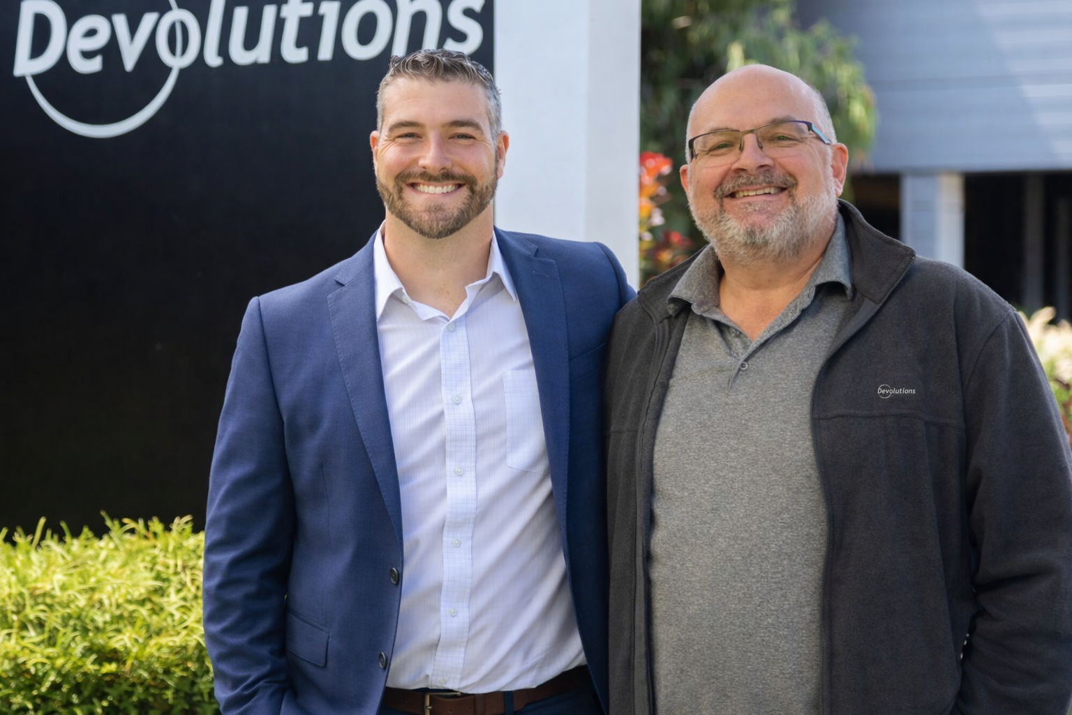 David Hervieux et Maurice Côté. (Photo gracieuseté)