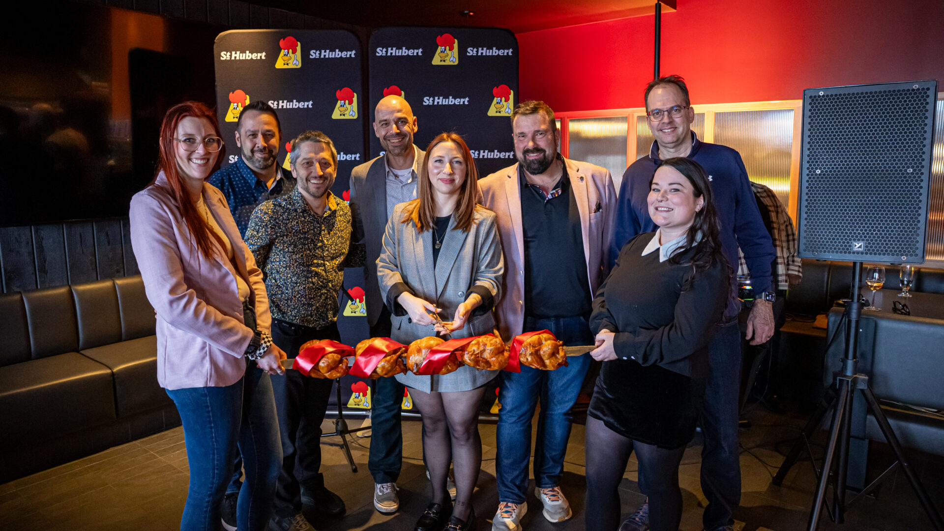 La réouverture officielle du St-Hubert de Berthierville. (Photo gracieuseté - Caroline Babin Photographe)