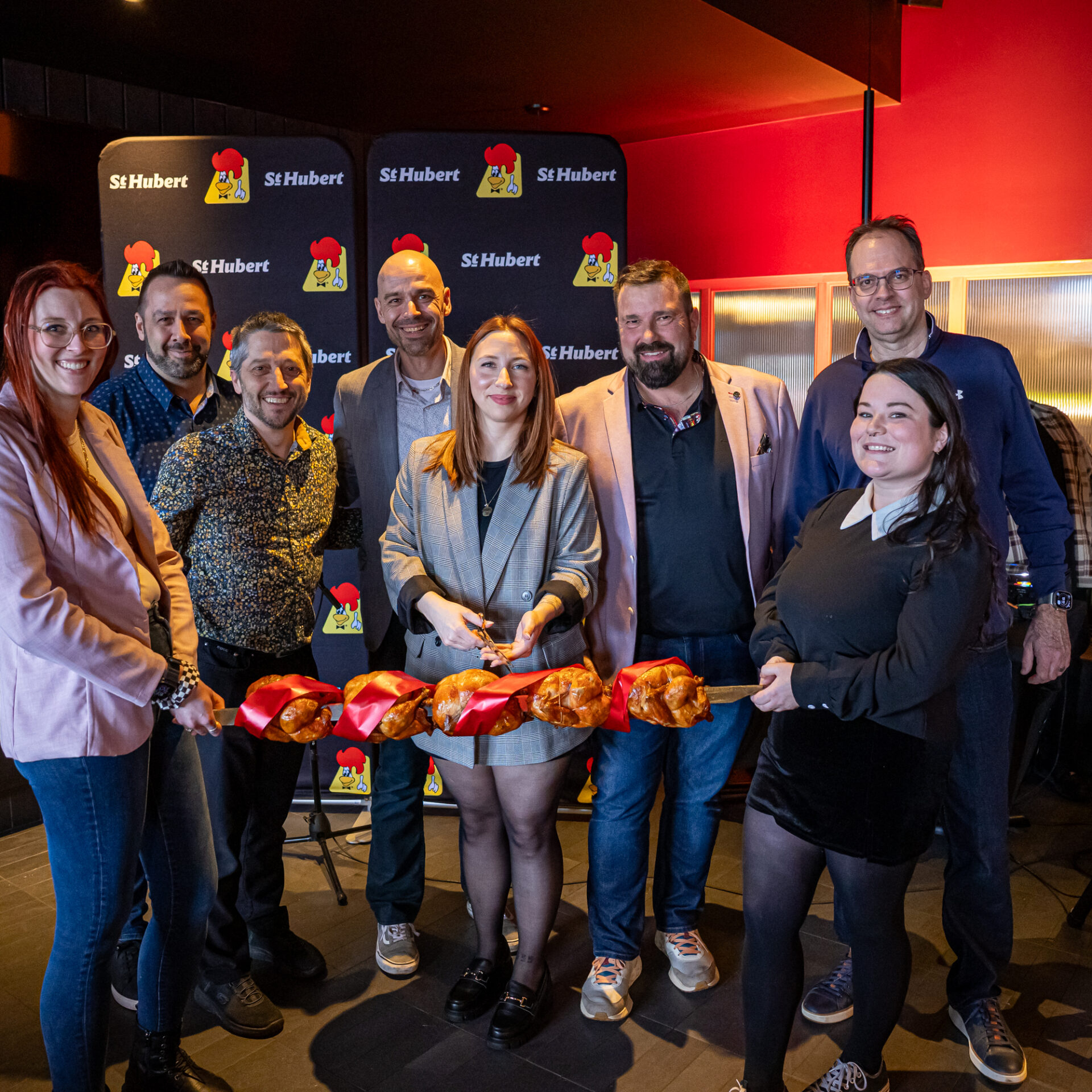 La réouverture officielle du St-Hubert de Berthierville. (Photo gracieuseté - Caroline Babin Photographe)