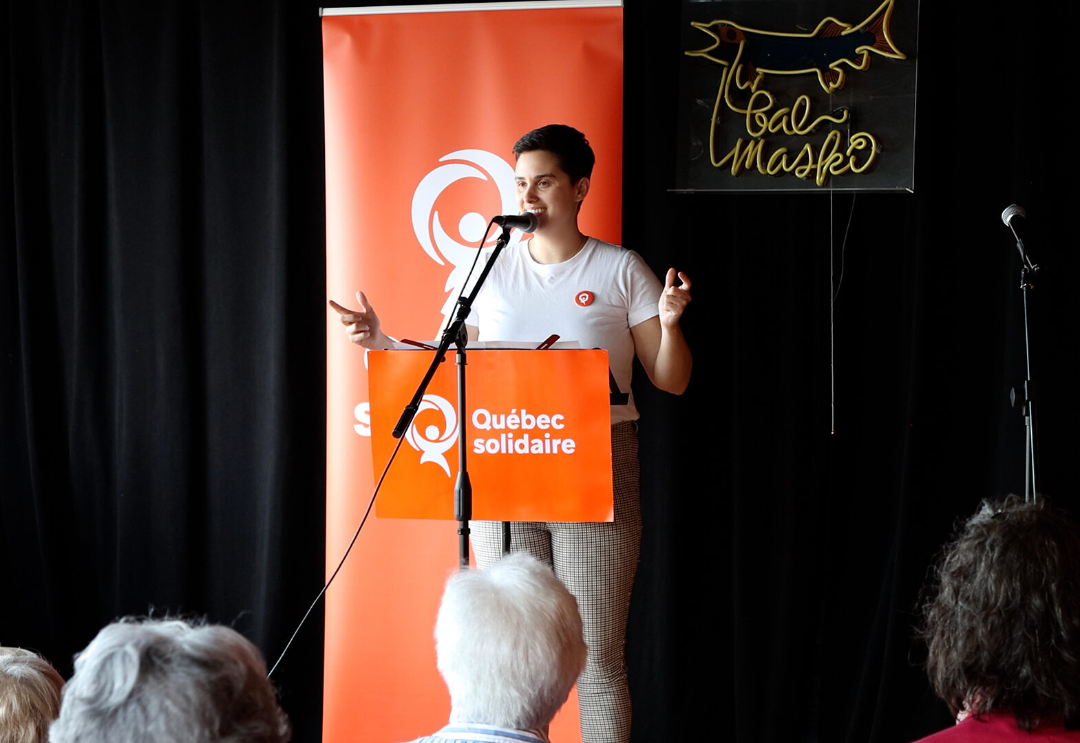 Amélie Drainville est à nouveau candidate pour Québec solidaire dans Berthier.
Photo gracieuseté 