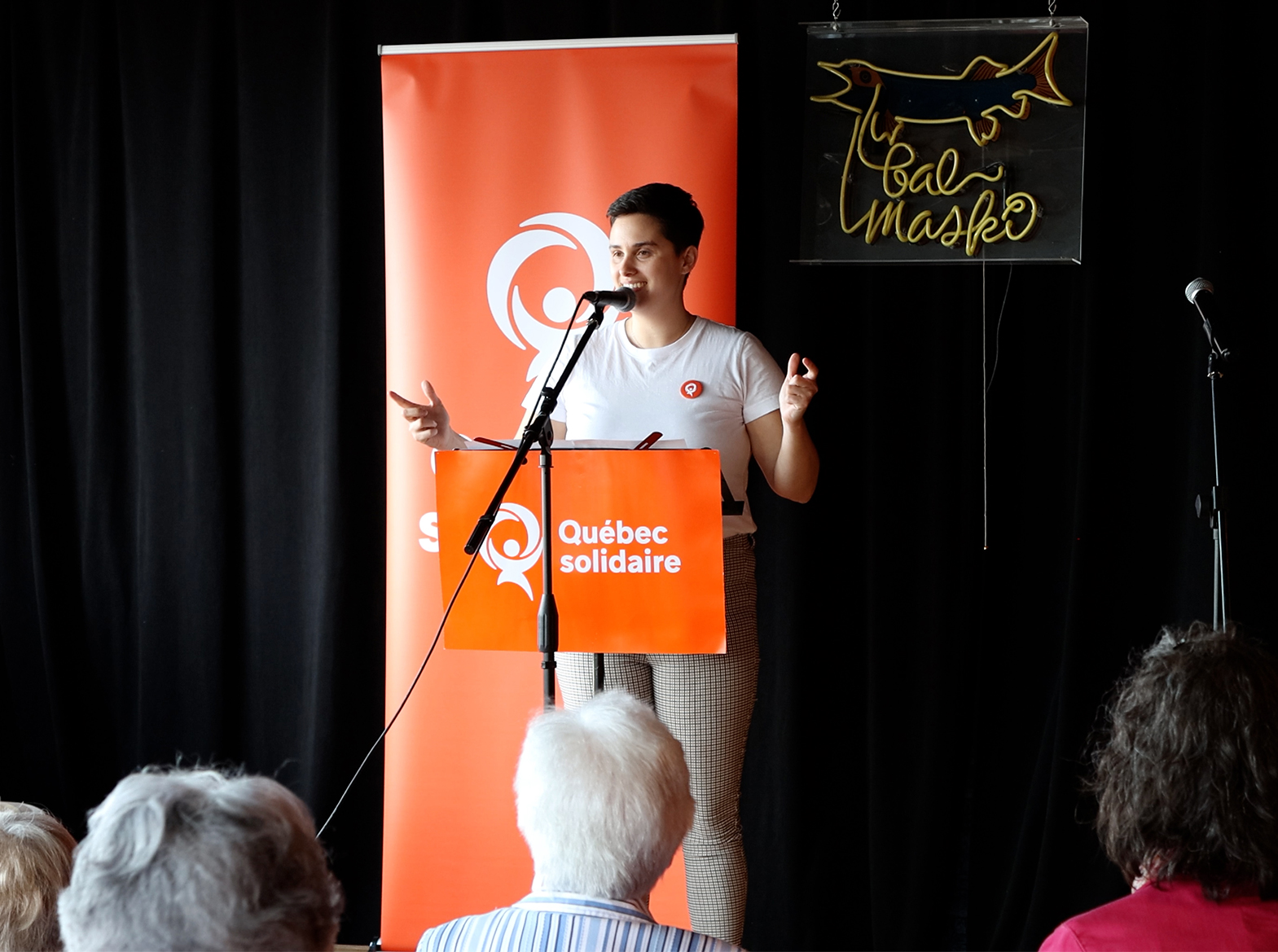 Amélie Drainville est à nouveau candidate pour Québec solidaire dans Berthier.
Photo gracieuseté 
