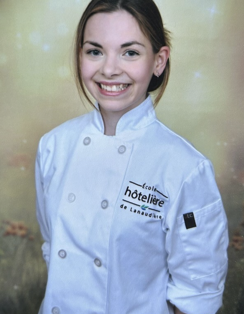 Émilie Aubuchon en est à sa troisième participation à la compétition culinaire de la Société des chefs, cuisiniers et pâtissiers du Québec. (Photo gracieuseté - Société des chefs, cuisiniers et pâtissiers du Québec)