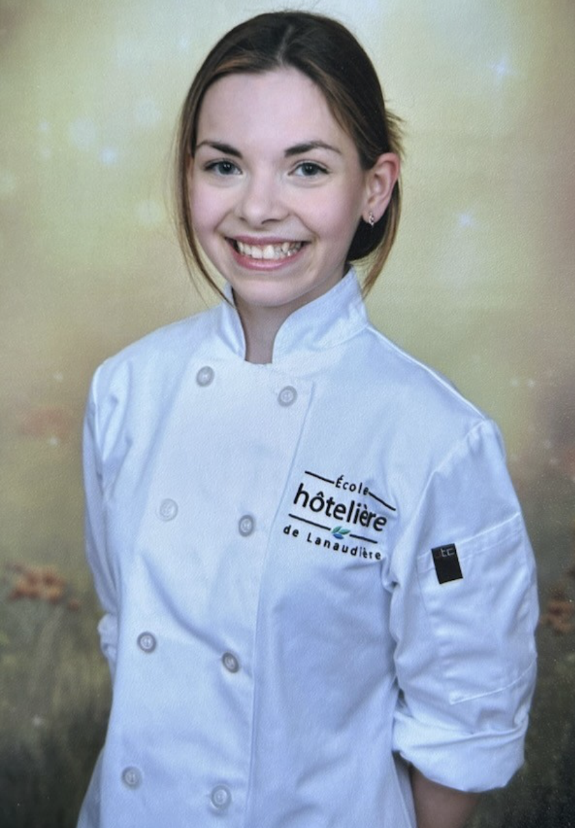 Émilie Aubuchon en est à sa troisième participation à la compétition culinaire de la Société des chefs, cuisiniers et pâtissiers du Québec. (Photo gracieuseté - Société des chefs, cuisiniers et pâtissiers du Québec)
