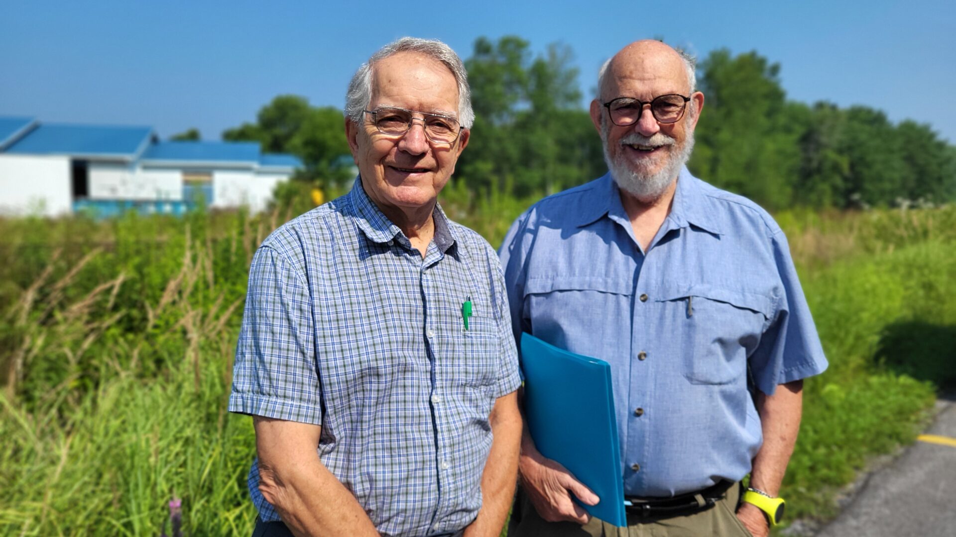 Jean-Marie Gagnon et Jacques Larocque. Photo Médialo- Mélissa Blouin