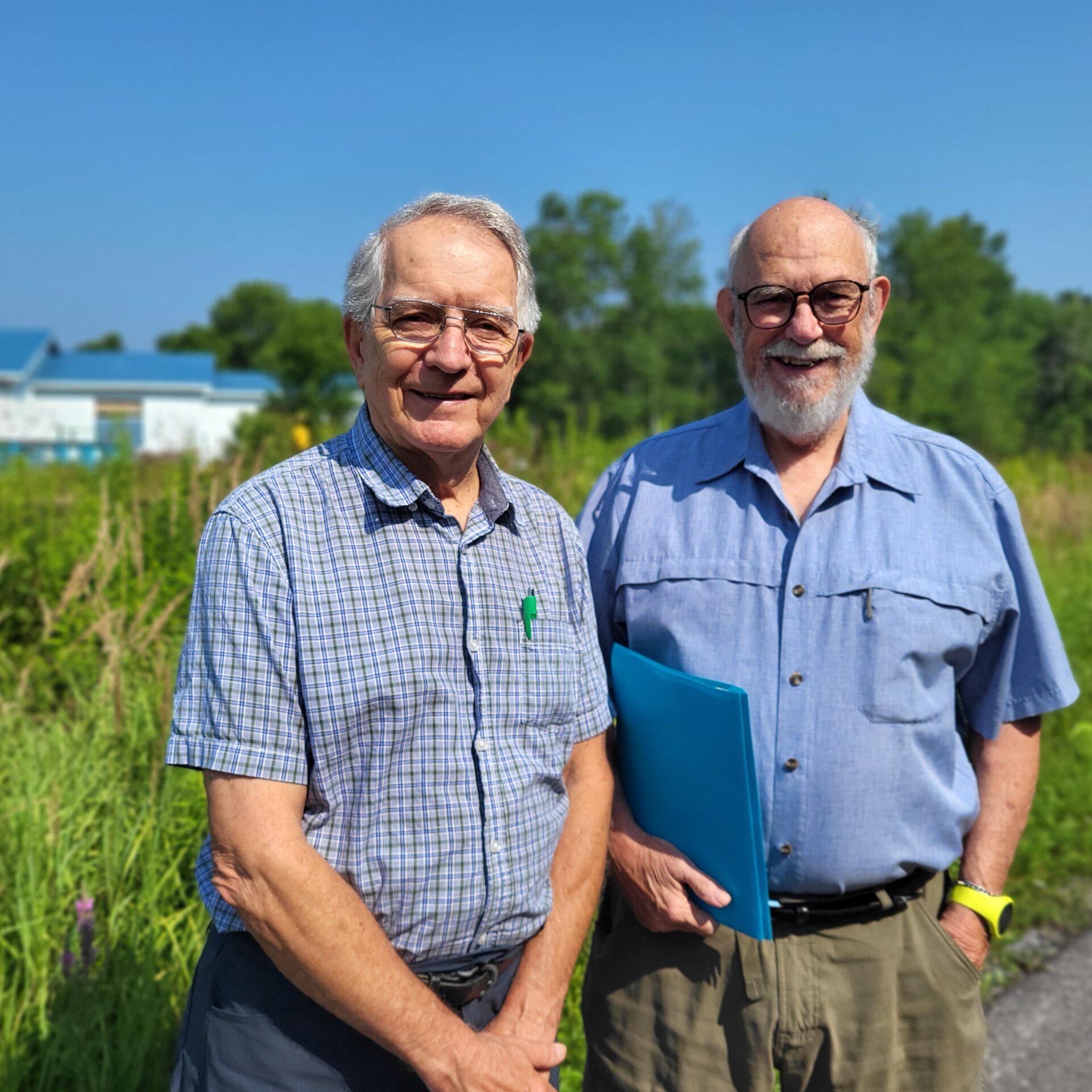 Jean-Marie Gagnon et Jacques Larocque. Photo Médialo- Mélissa Blouin