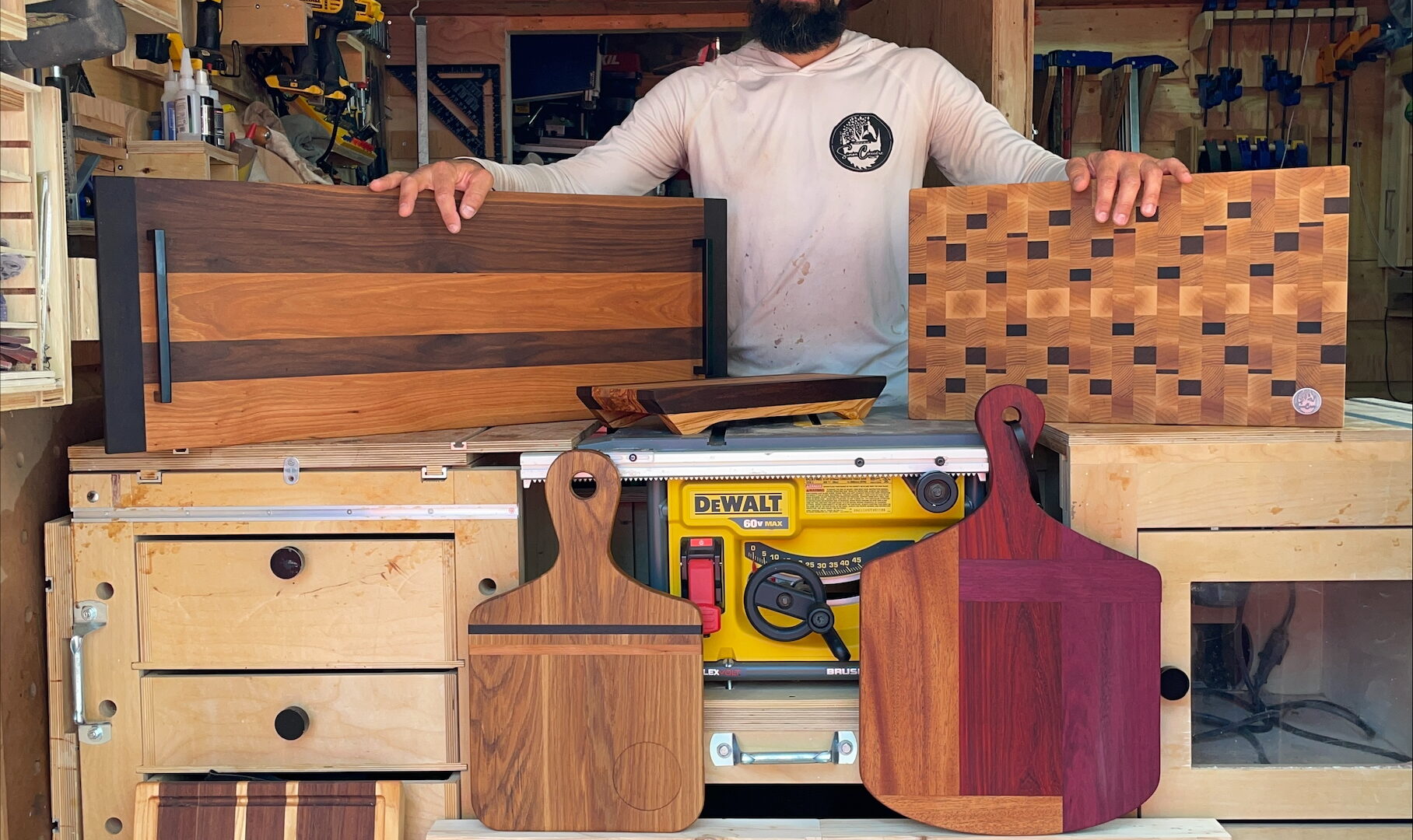 L'artisan Simon Carrière met son savoir-faire au service des enfants malades. (Photo gracieuseté)
