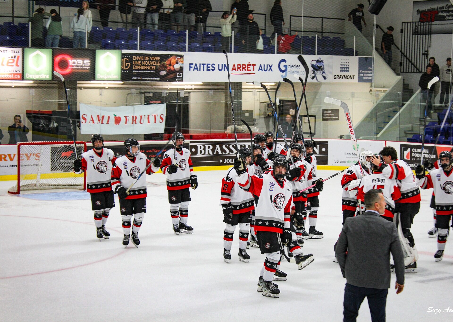 La victoire des Prédateurs le 5 septembre devant 927 spectateurs. (Photo gracieuseté - Suzy Aubin)