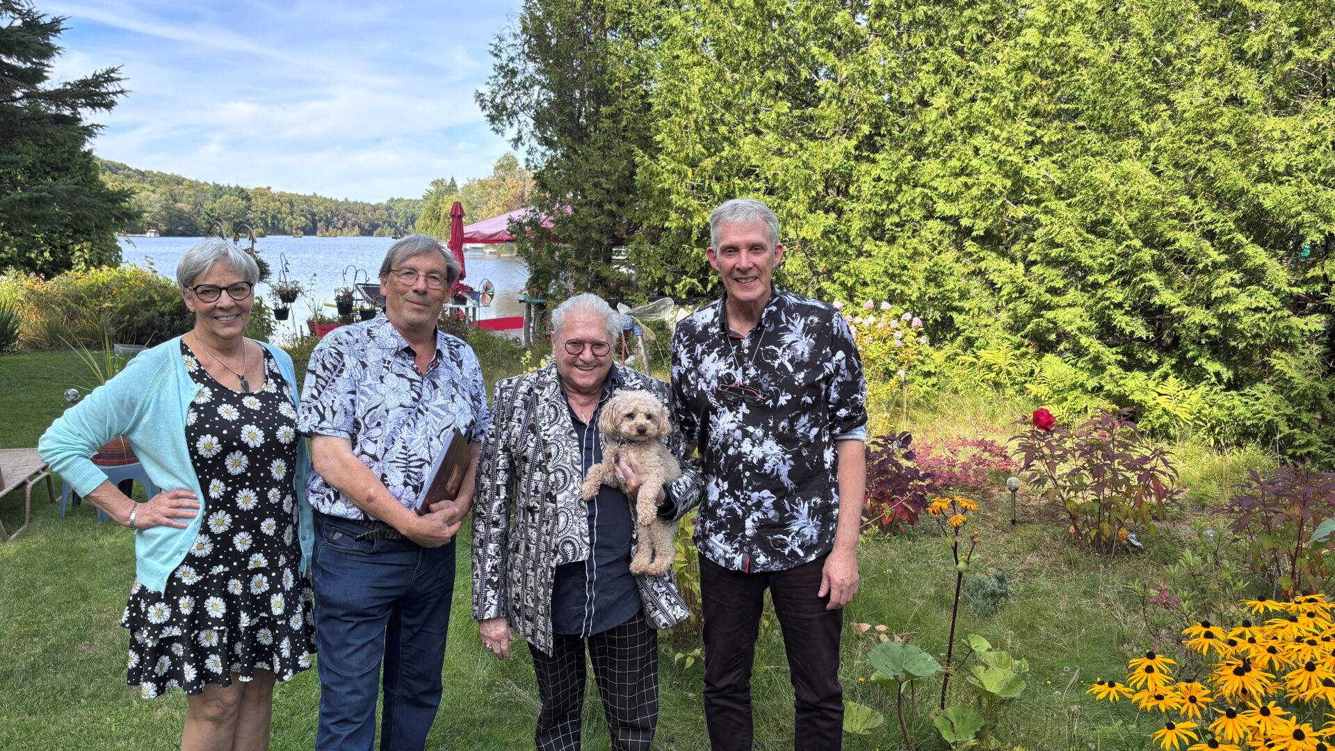 Diane Gagnon, Gilles Tessier, Jean-Paul Daoust et Mario Savoie de Culture en Action. (Photo Médialo – Élise Brouillette)