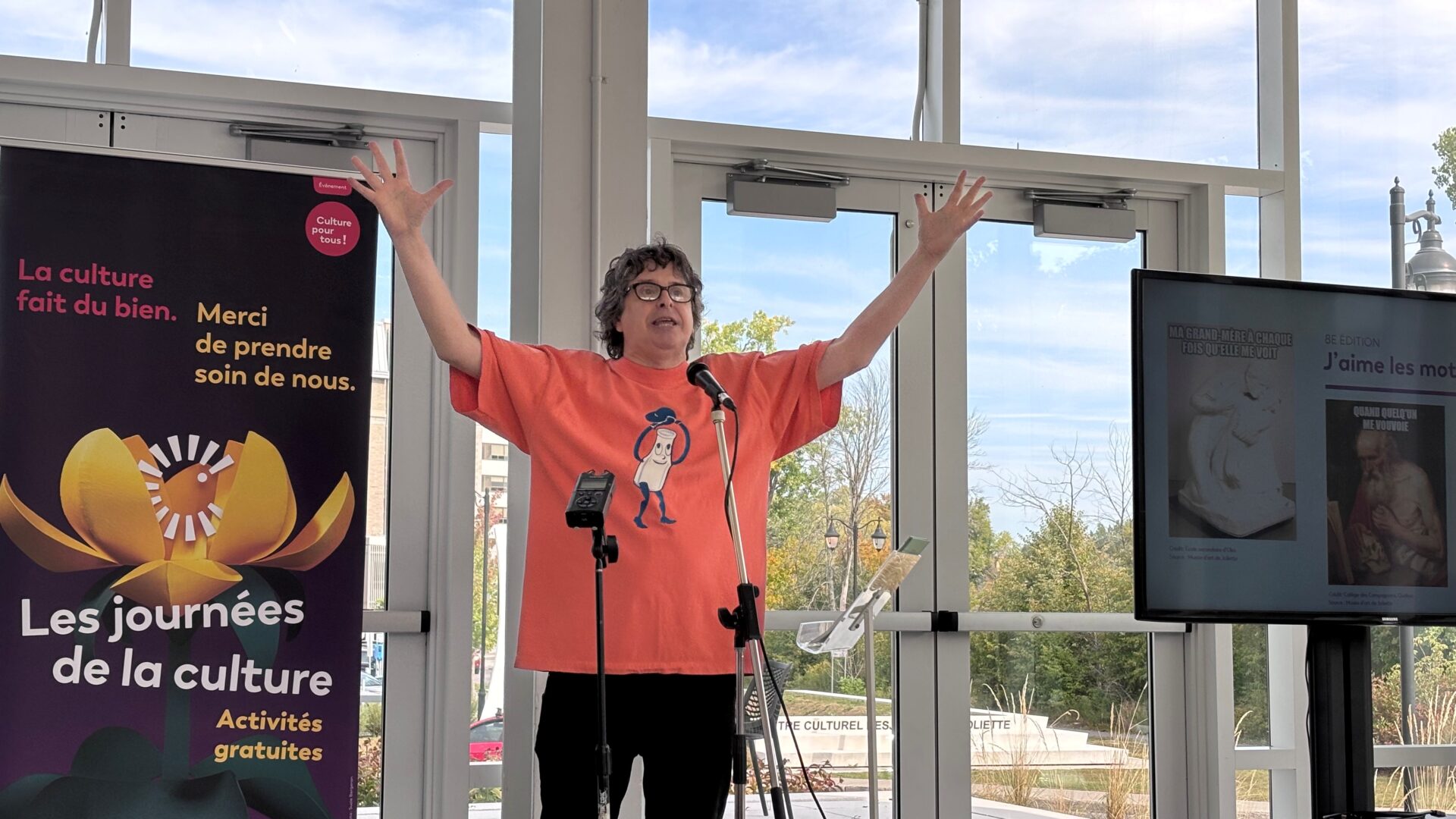 Yves P. Pelletier est heureux de parrainer l’activité J’aime les mots. (Photo Médialo – Élise Brouillette)