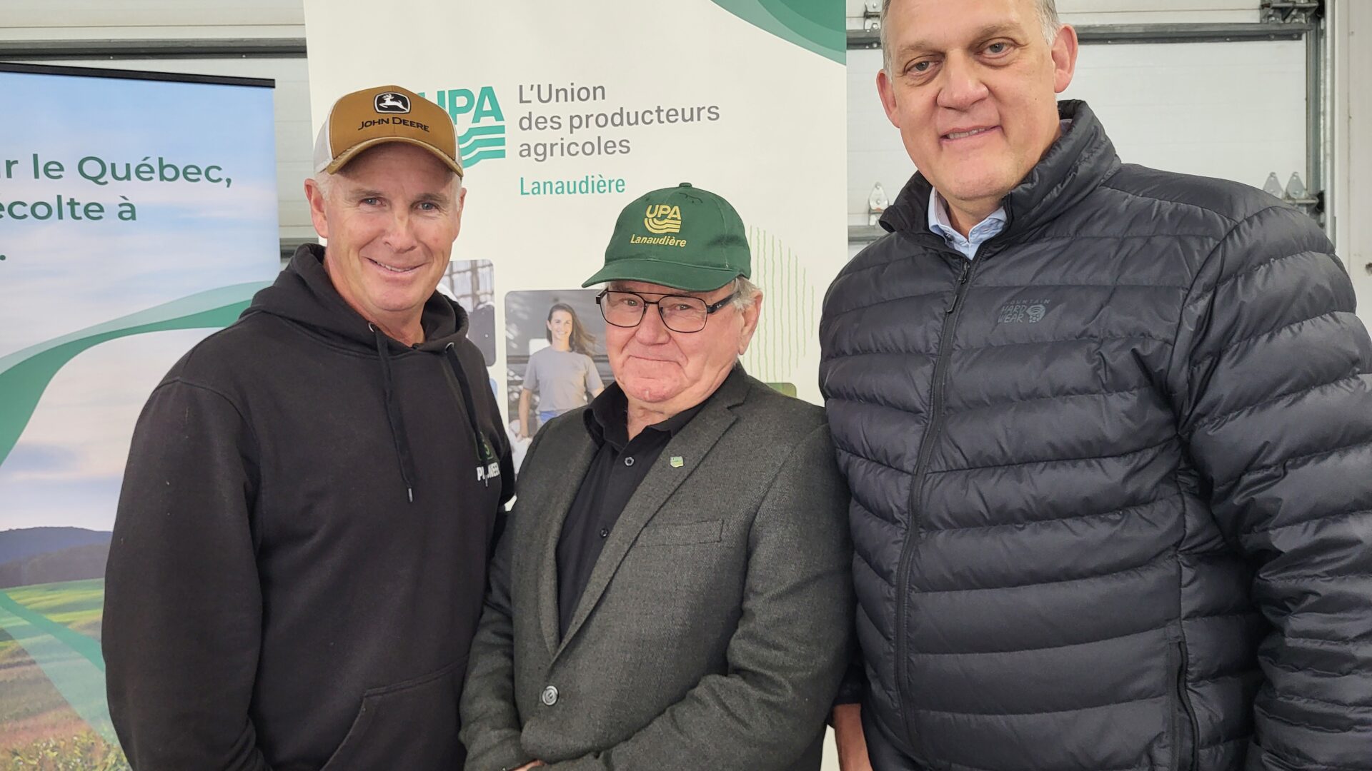 Pascal Forest, Marcel Papin et Martin Caron. 

Photo Médialo - Mélissa Blouin 