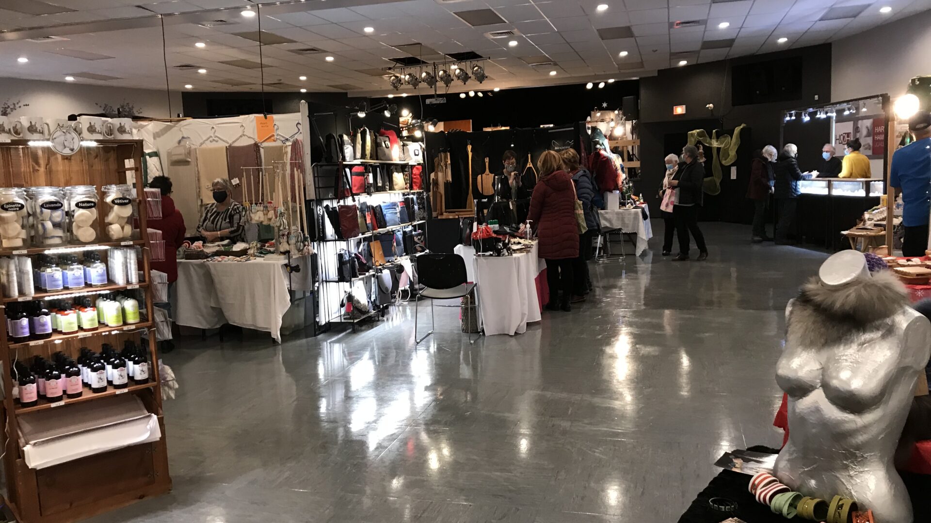 Le Salon des métiers d'art de Lanaudière. (Photo Médialo - Archives)