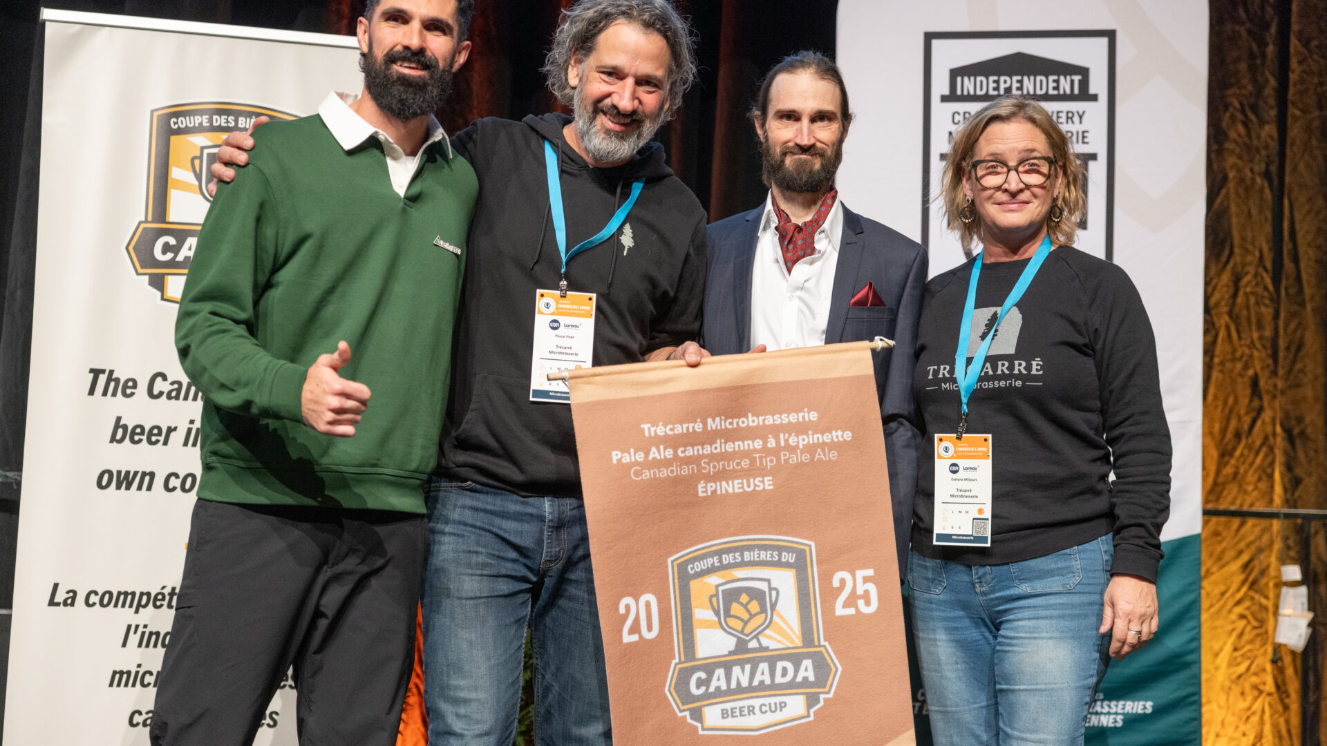 Trécarré Microbrasserie à la Coupe des bières du Canada. (Photo gracieuseté)