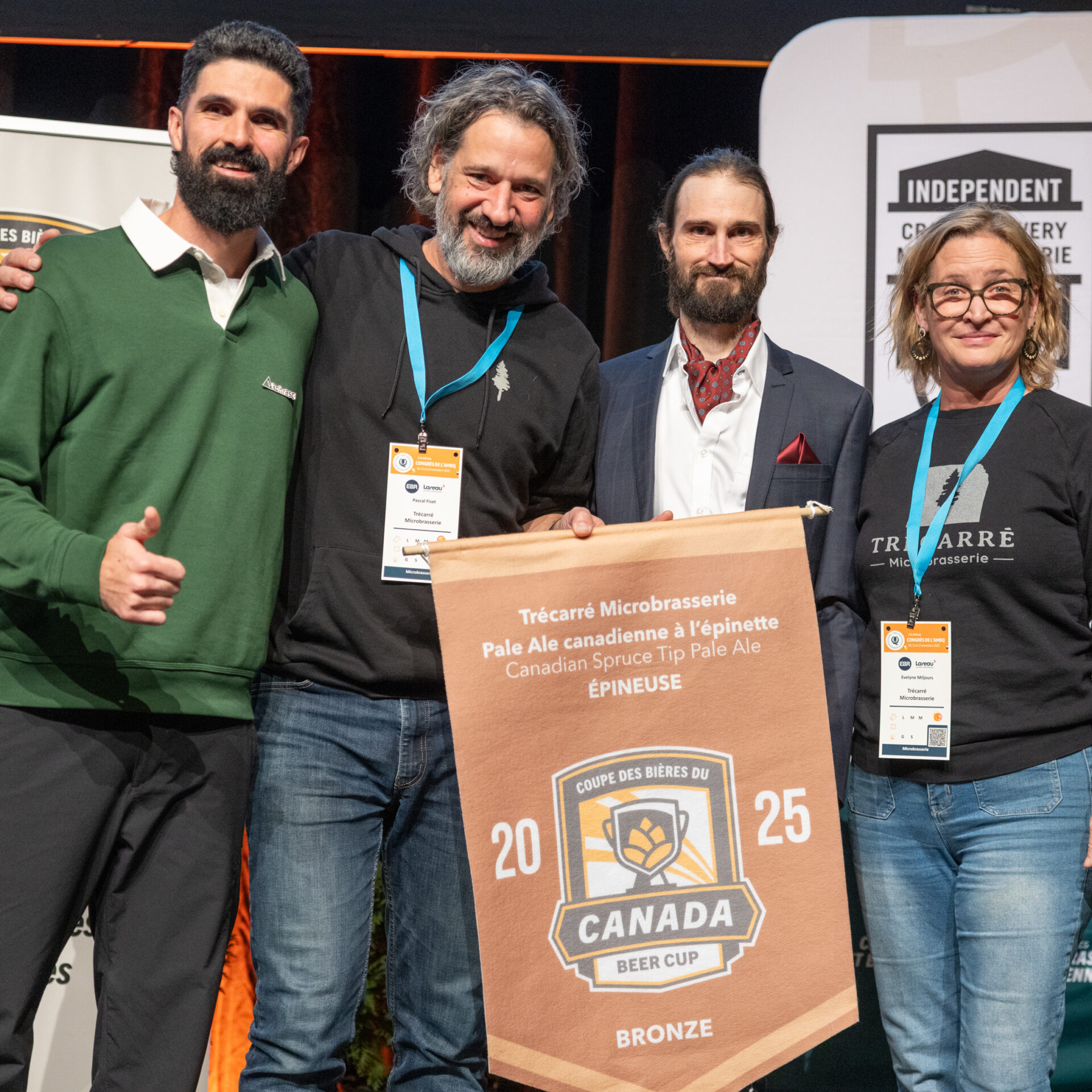 Trécarré Microbrasserie à la Coupe des bières du Canada. (Photo gracieuseté)