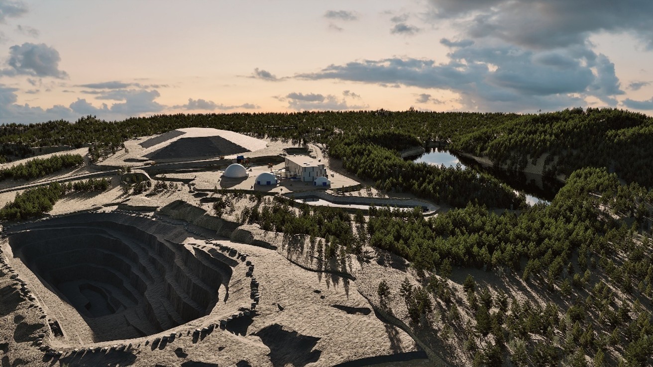 La mine de Matawinie à Saint-Michel-des-Saints. (Photo gracieuseté)