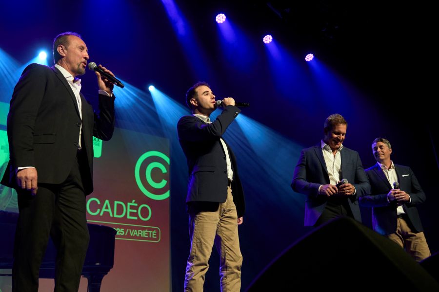 Le groupe Tocadéo lors du lancement de saison du Centre culturel Desjardins le 1er octobre 2025. (Photo gracieuseté - Guillaume Morin)