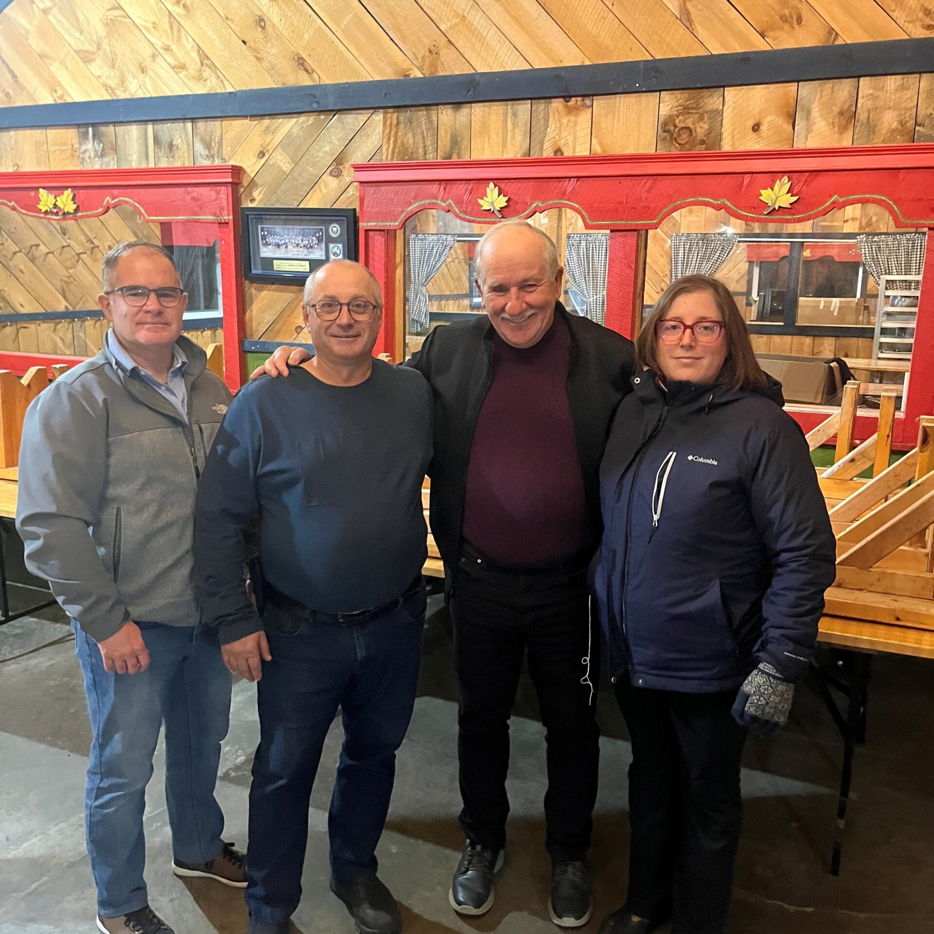 Germain Majeau heureux d'être réélu. Photo Médialo - Marie-Christine Gaudreau