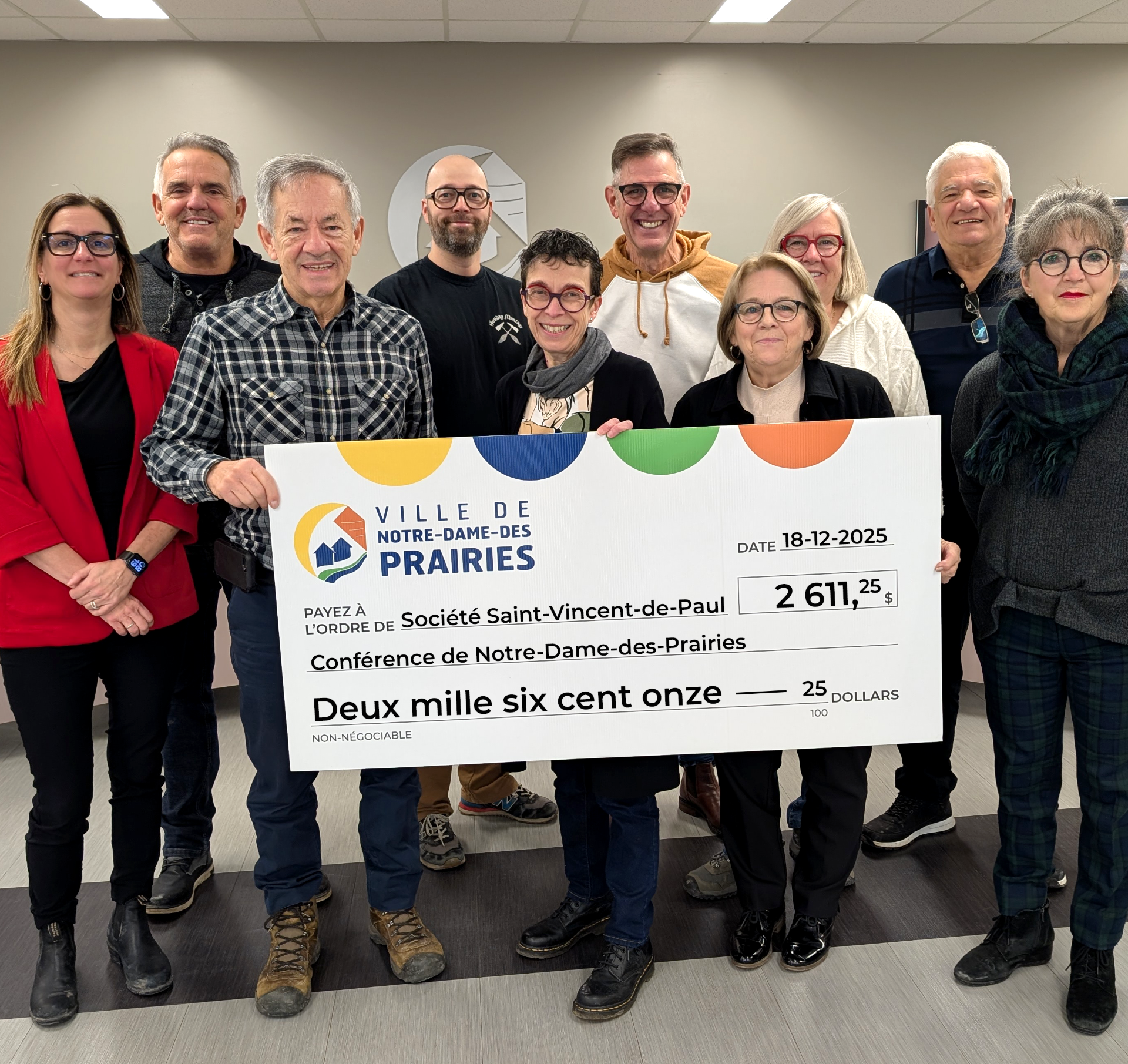 Marie-Andrée Breault, Sylvain Ste-Marie, Michel Cloutier, Régis Soucy, Marie-Christine Laroche, Sylvain Picard, Suzanne Dauphin, Nicole Chevalier, Jean-Guy Forget et Lise Venne. Photo gracieuseté 