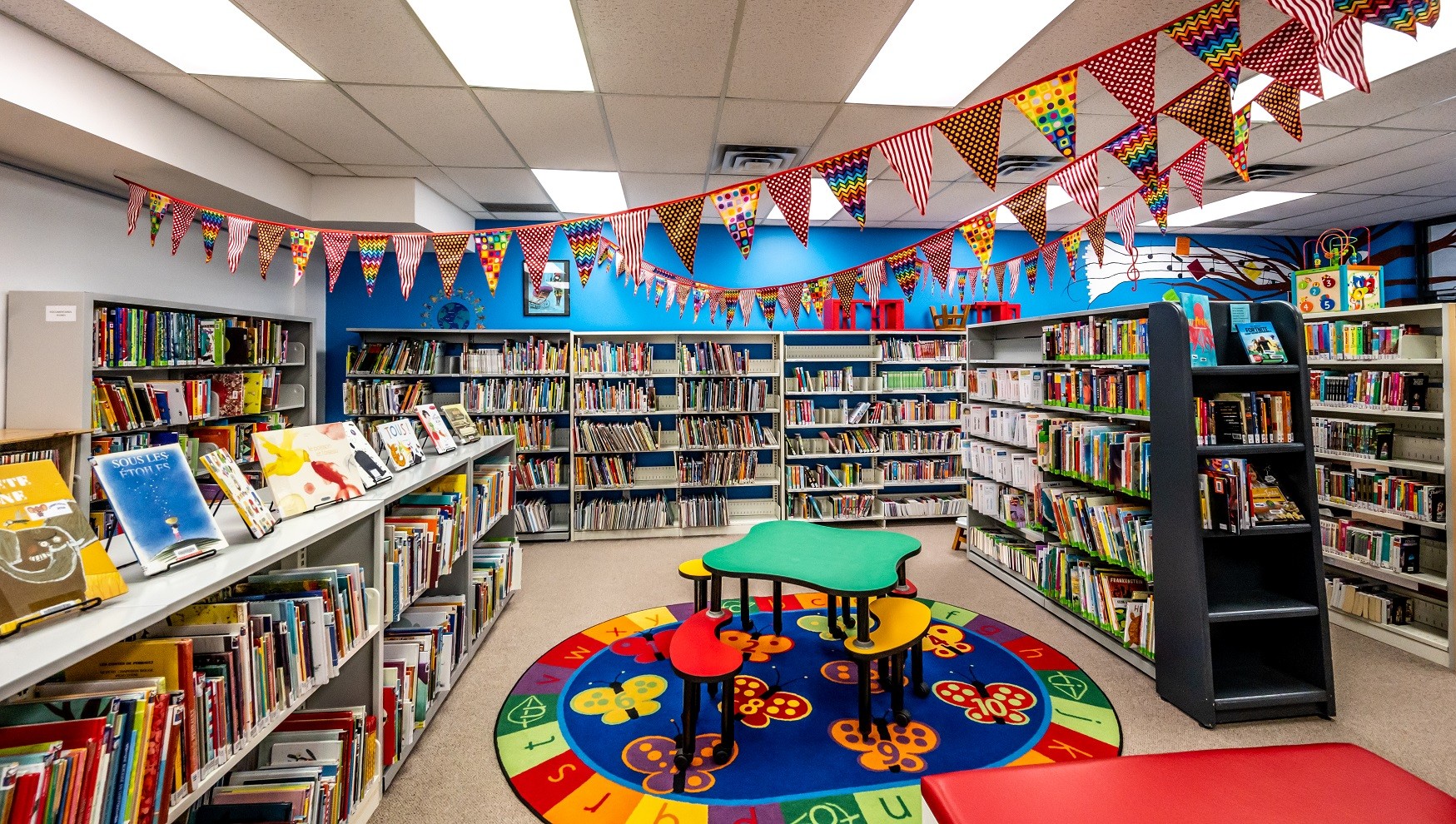 La bibliothèque Claude-Henri-Grignon. (Photo gracieuseté - Ville de Sainte-Adèle)
