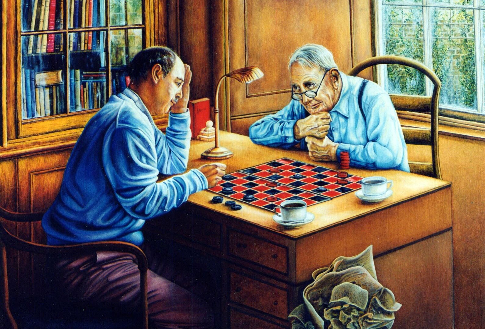 Une toile signée Danielle Allard. (Photo gracieuseté)