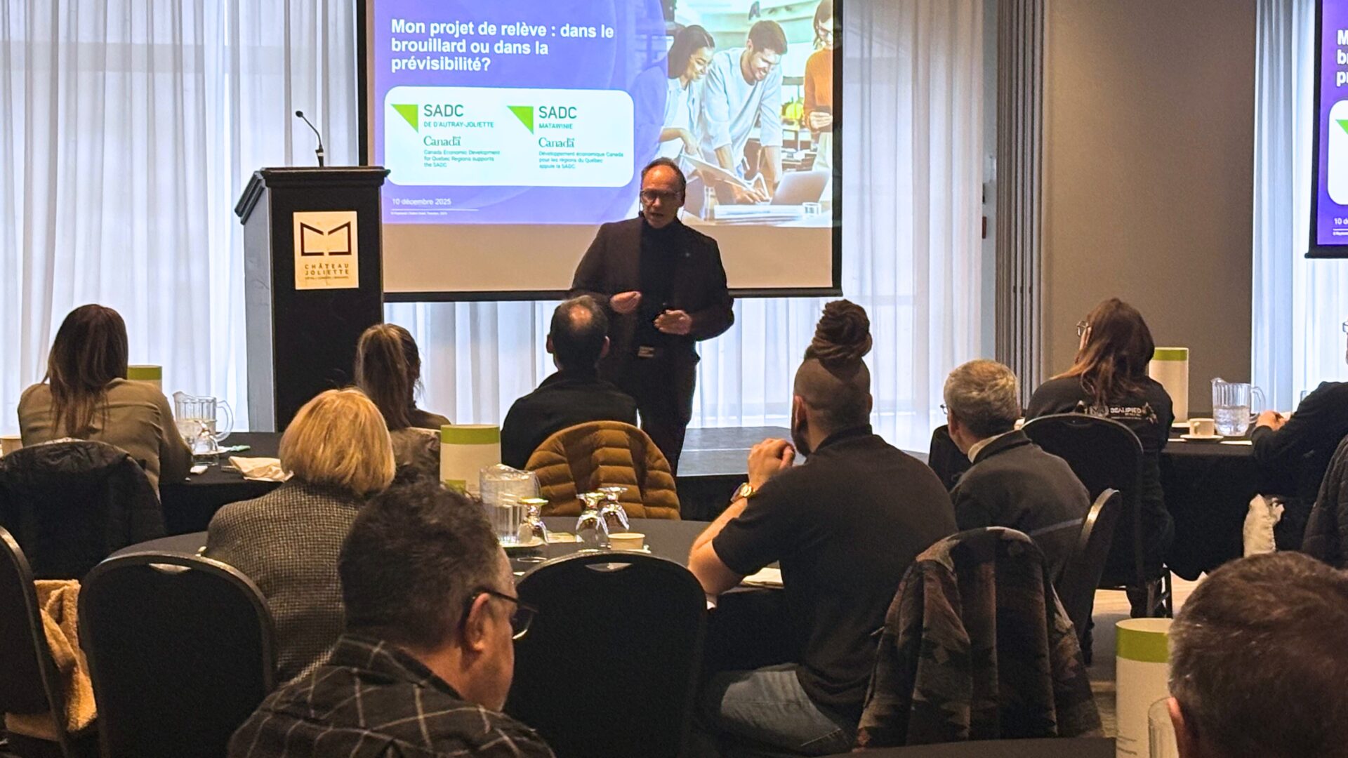 Le déjeuner-conférence a réuni plus de 70 personnes (Photo gracieuseté)