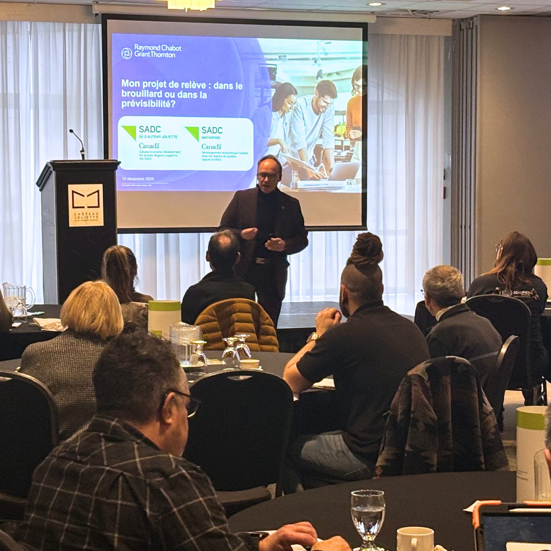 Le déjeuner-conférence a réuni plus de 70 personnes (Photo gracieuseté)