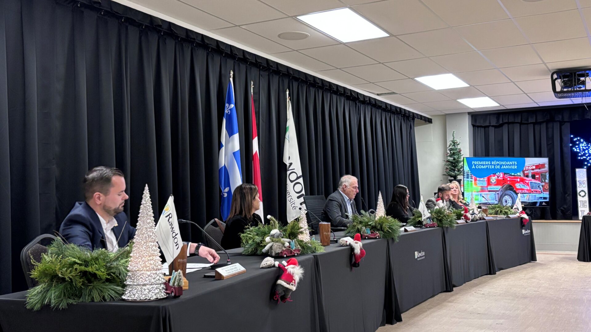 Les élus de Rawdon lors d’une précédente séance. (Photo Médialo – Élise Brouillette)