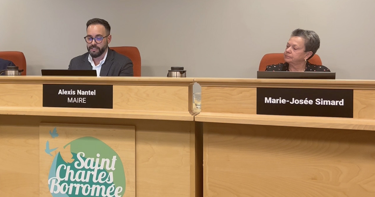 La Ville de Saint-Charles-Borromée a adopté son budget 2026 et son PTI 2026-2028 lors de la séance du 18 décembre 2025.(Photo gracieuseté)