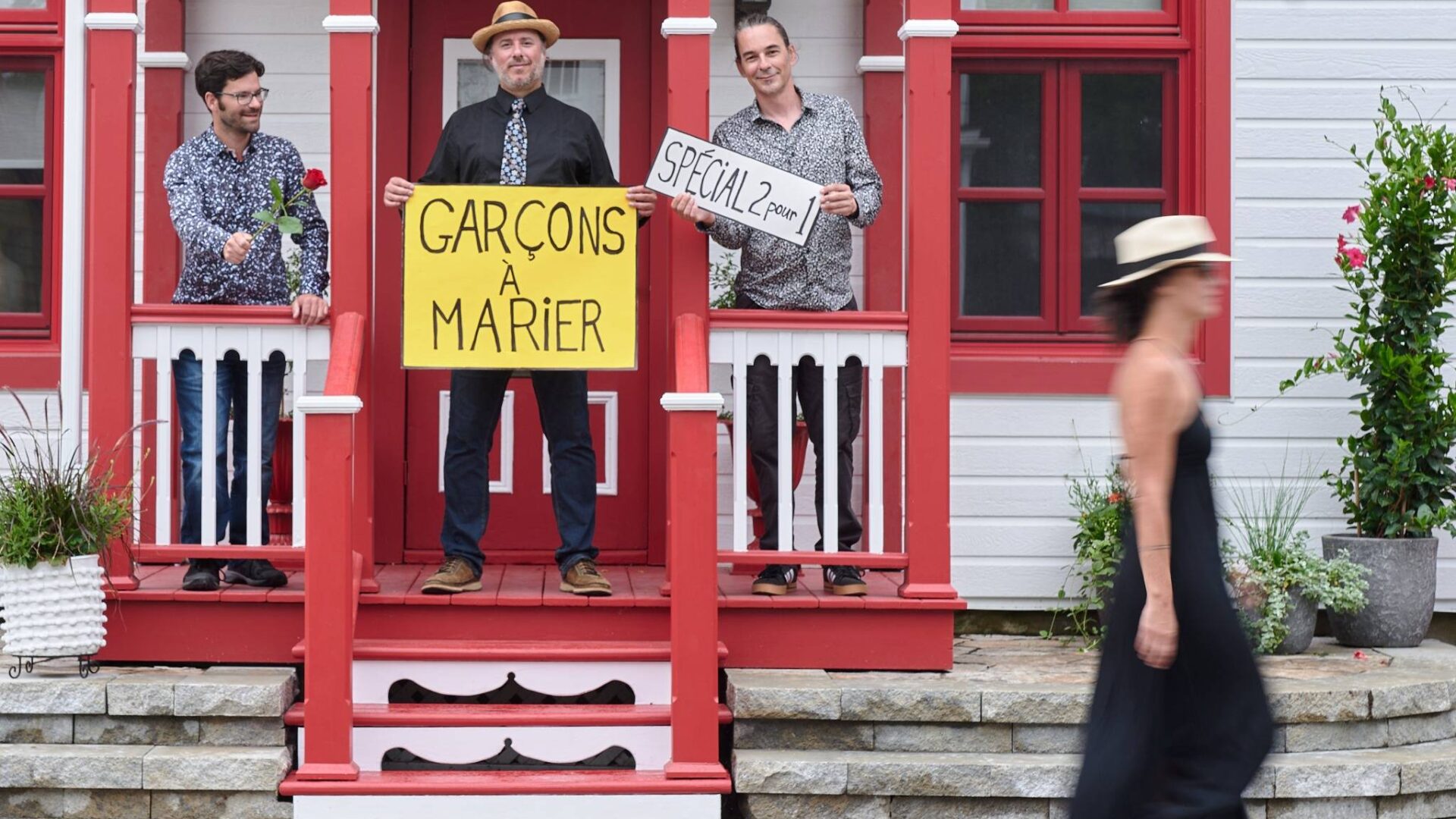 Le trio Garçons à marier. (Photo gracieuseté - Guillaume Morin)
