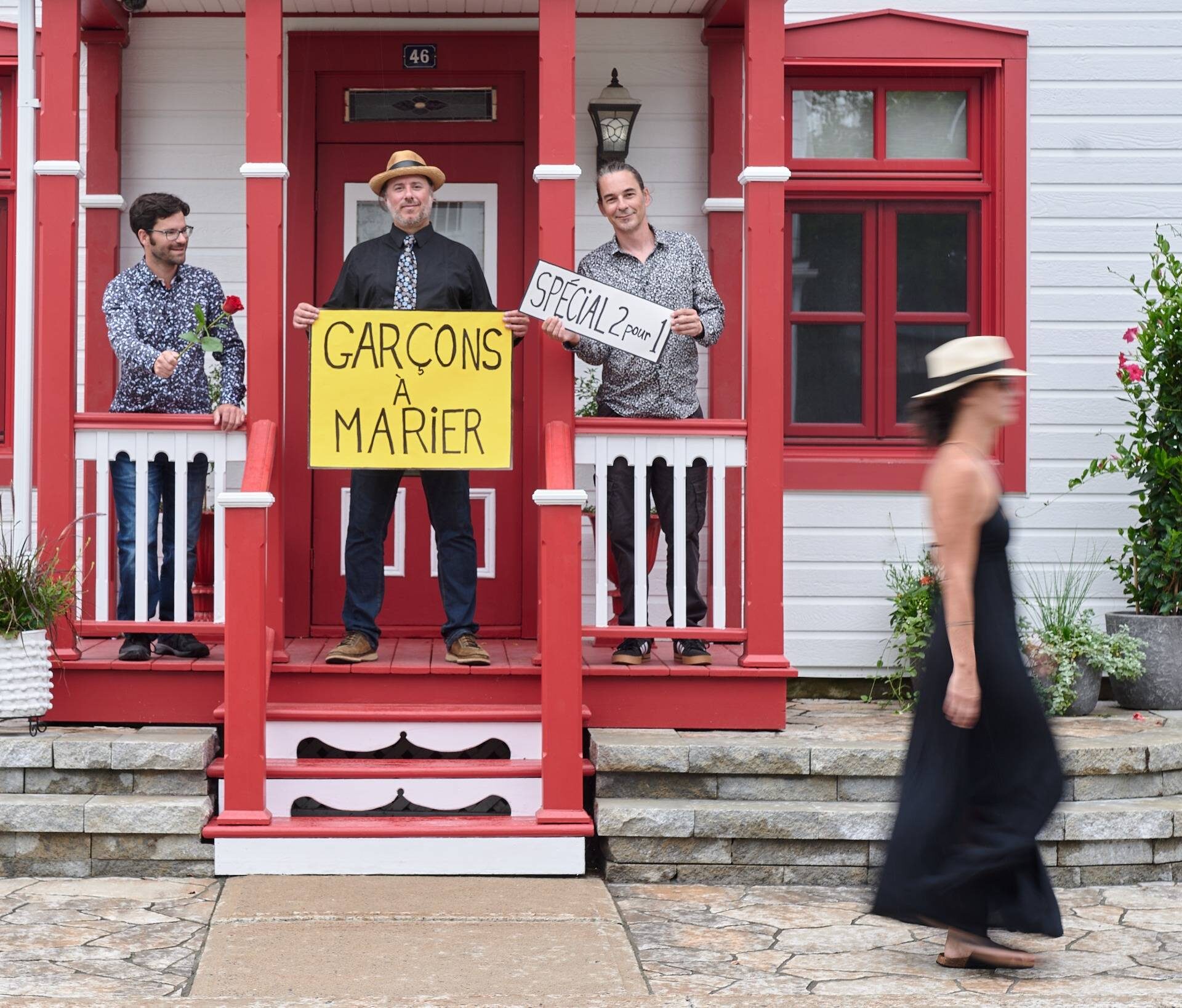 Le trio Garçons à marier. (Photo gracieuseté - Guillaume Morin)