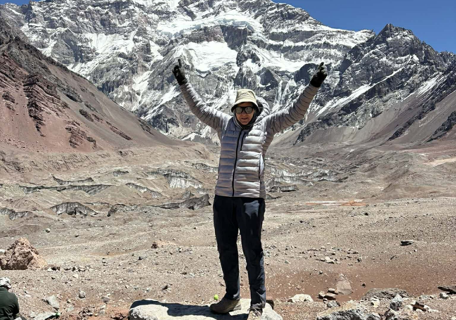 Joëlle Bossé lors de son expédition en Argentine. (Photo gracieuseté) 