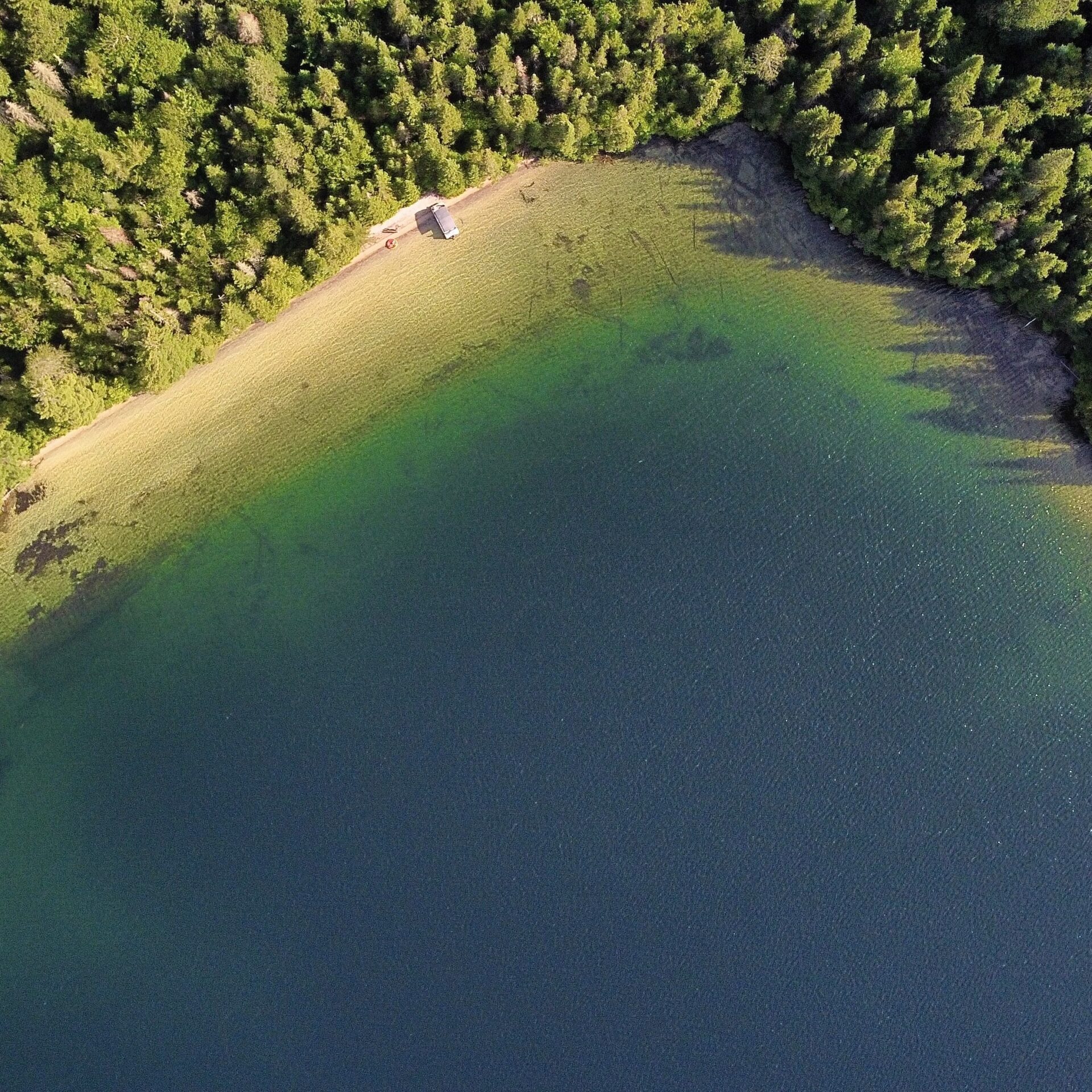 Le lac Crystal dans la MRC de Matawinie. (Photo gracieuseté – Association du lac Crystal) 