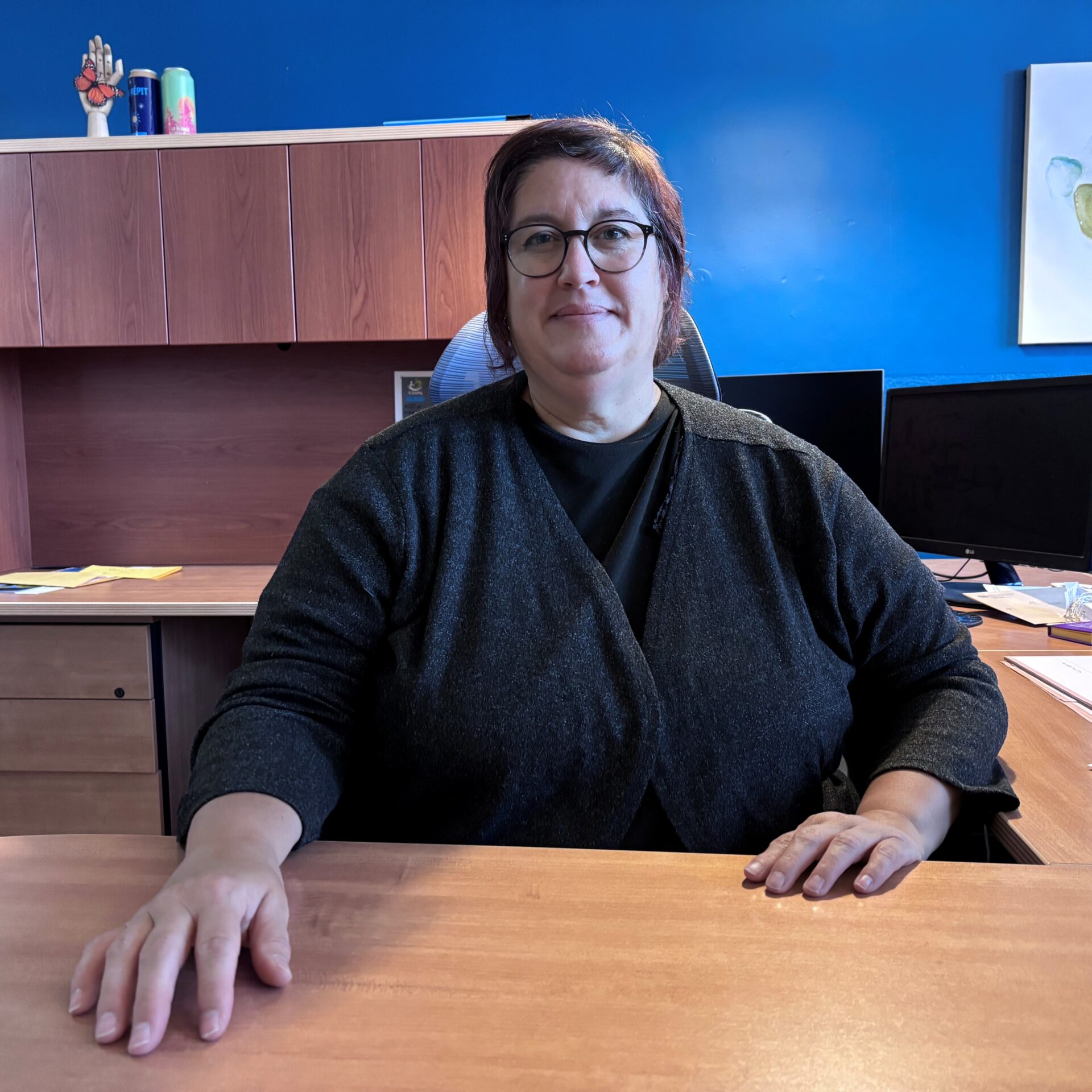 Nathalie Marcotte, coordonnatrice de la Table de concertation régionale des associations de personnes handicapées de Lanaudière. (Photo Médialo – Élise Brouillette)
