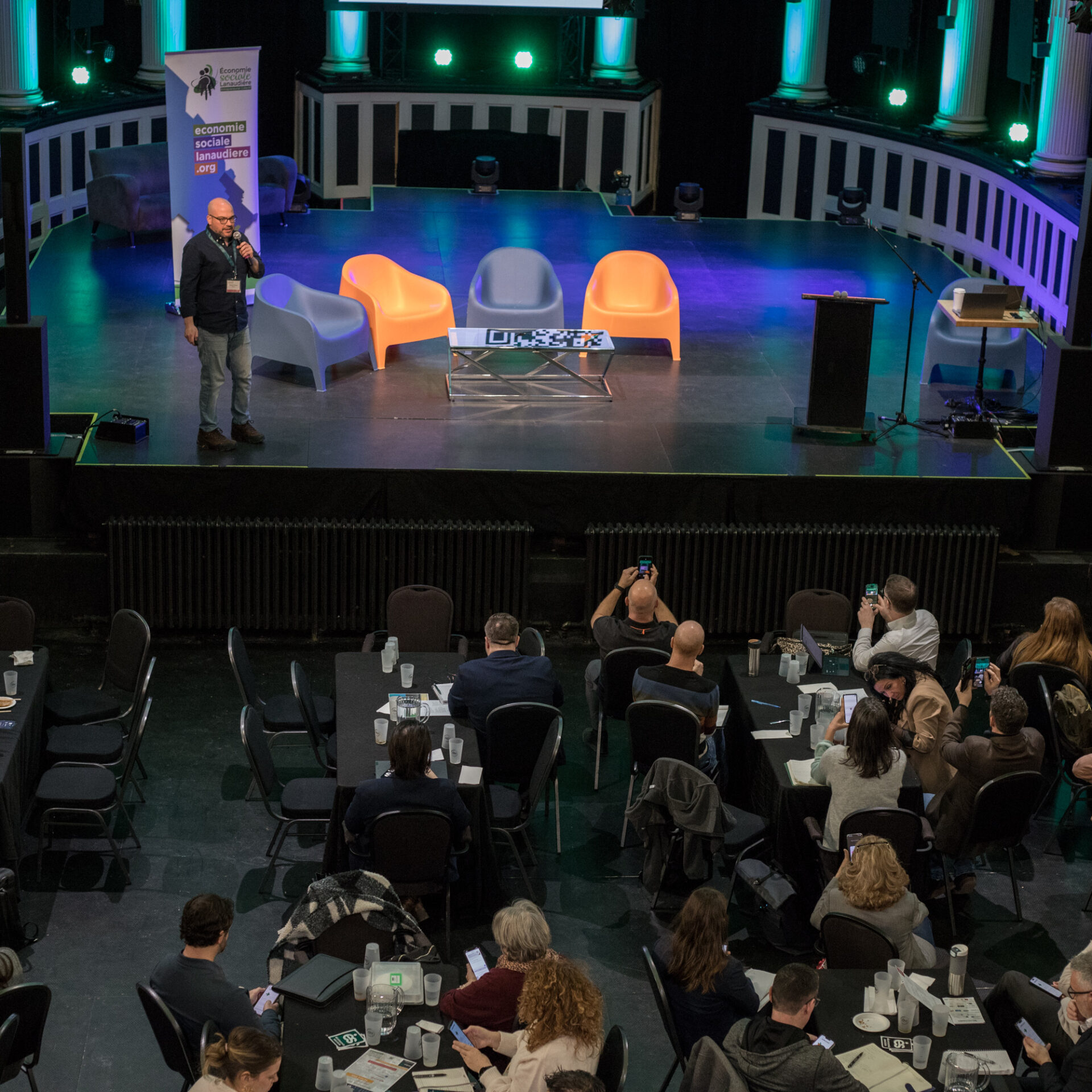 Le Rendez-vous de l’économie sociale et de l’entrepreneuriat collectif a eu lieu au Café culturel de la Chasse-galerie. (Photo gracieuseté - Sébastien Roy)