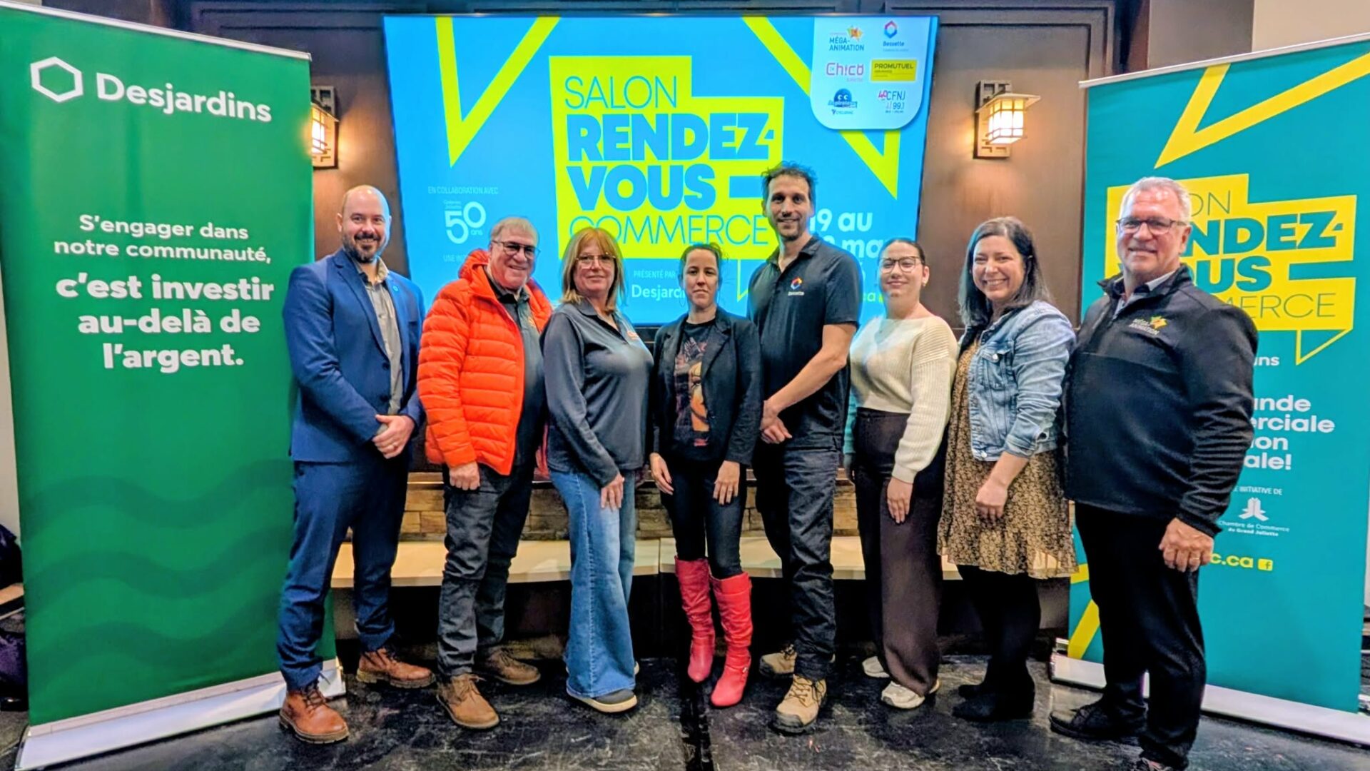 Les partenaires du Salon Rendez-Vous Commerce. (Photo gracieuseté)