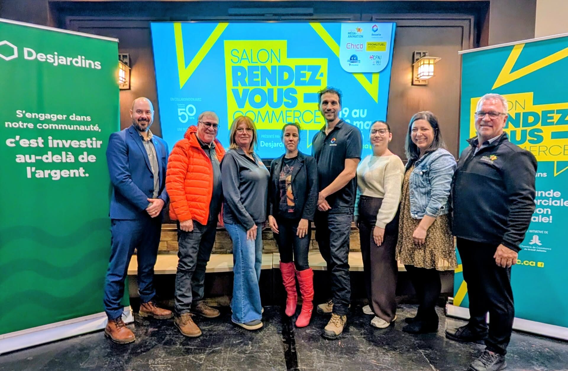 Les partenaires du Salon Rendez-Vous Commerce. (Photo gracieuseté)