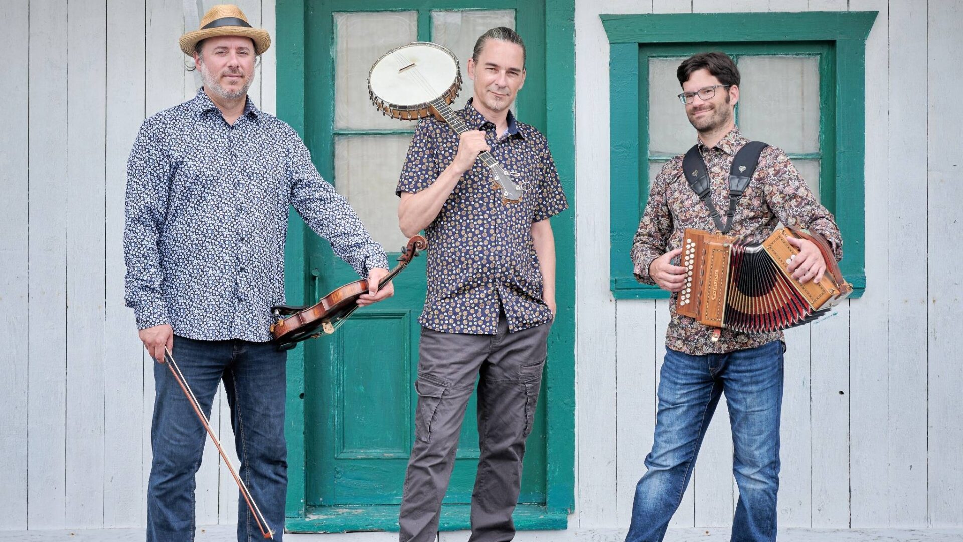 Le trio Garçons à marier est composé de Philippe Jetté, Gabriel Girouard et Jean Desrochers. (Photo gracieuseté – Guillaume Morin)