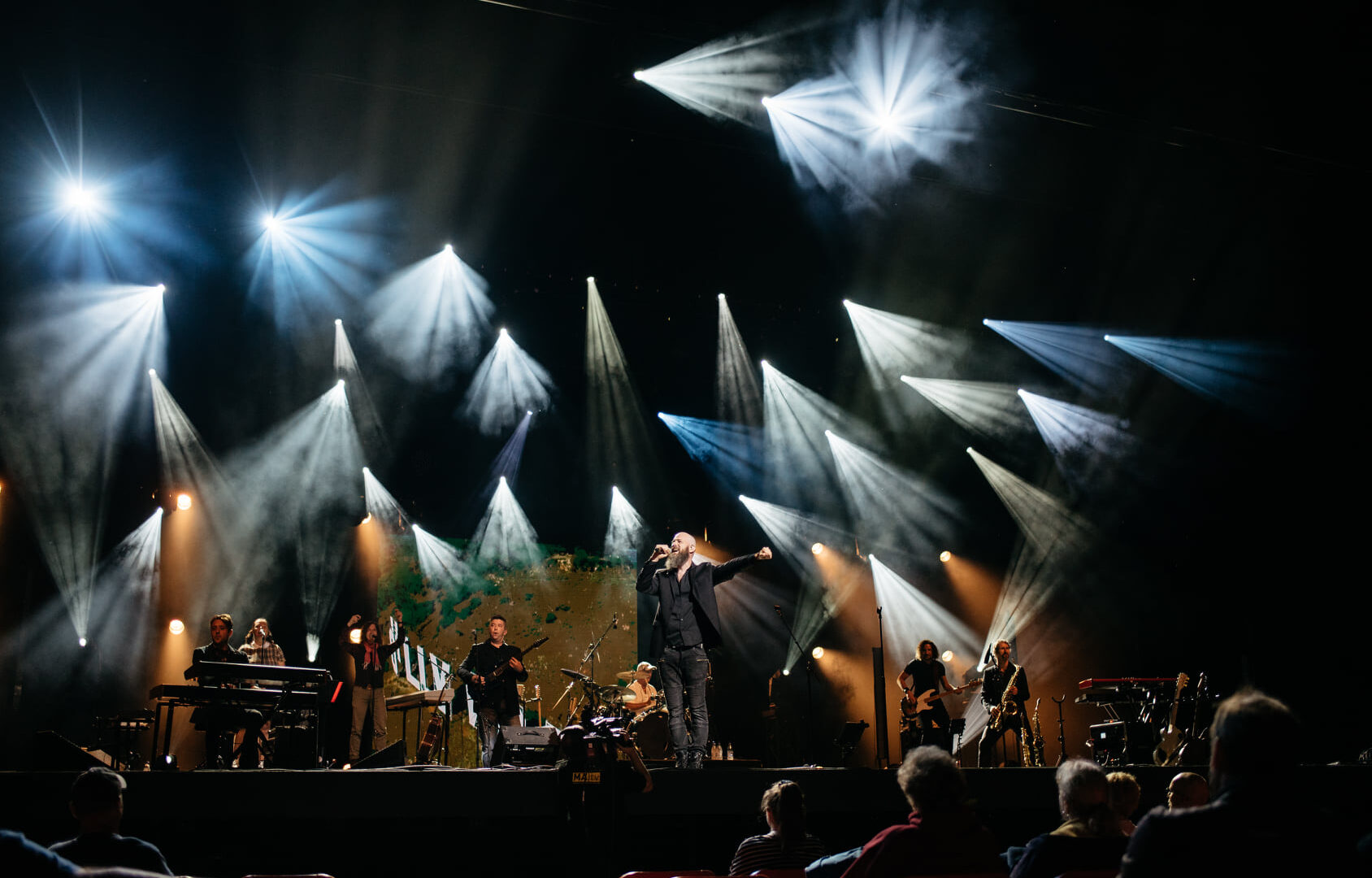 Les musiciens de School, l’hommage à Supertramp, en spectacle. (Photo gracieuseté)